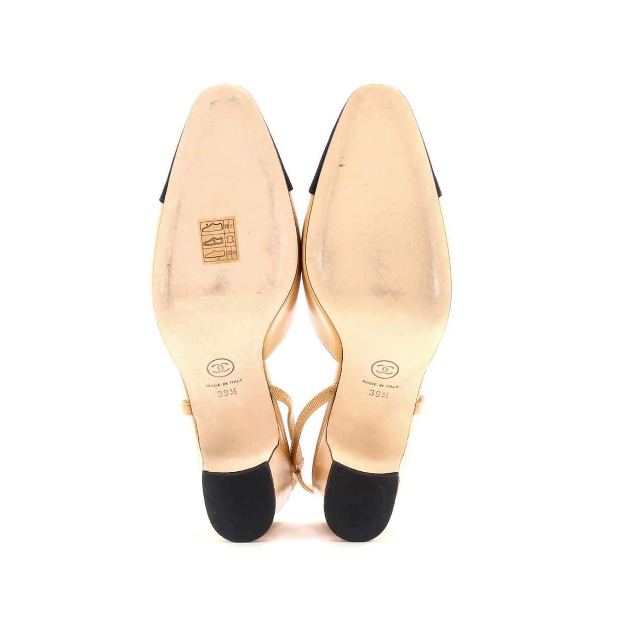 Women’s Cap Toe Slingback Pumps Leather - Deep Luxury