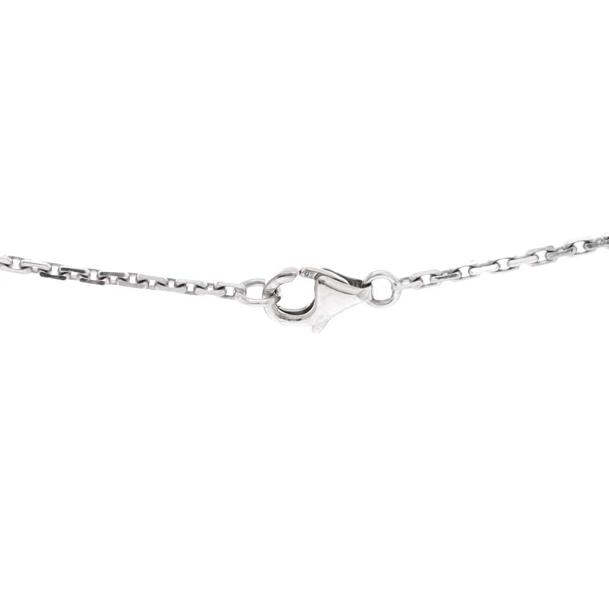 Love Interlocking Necklace 18K White Gold and Diamonds - Deep Luxury