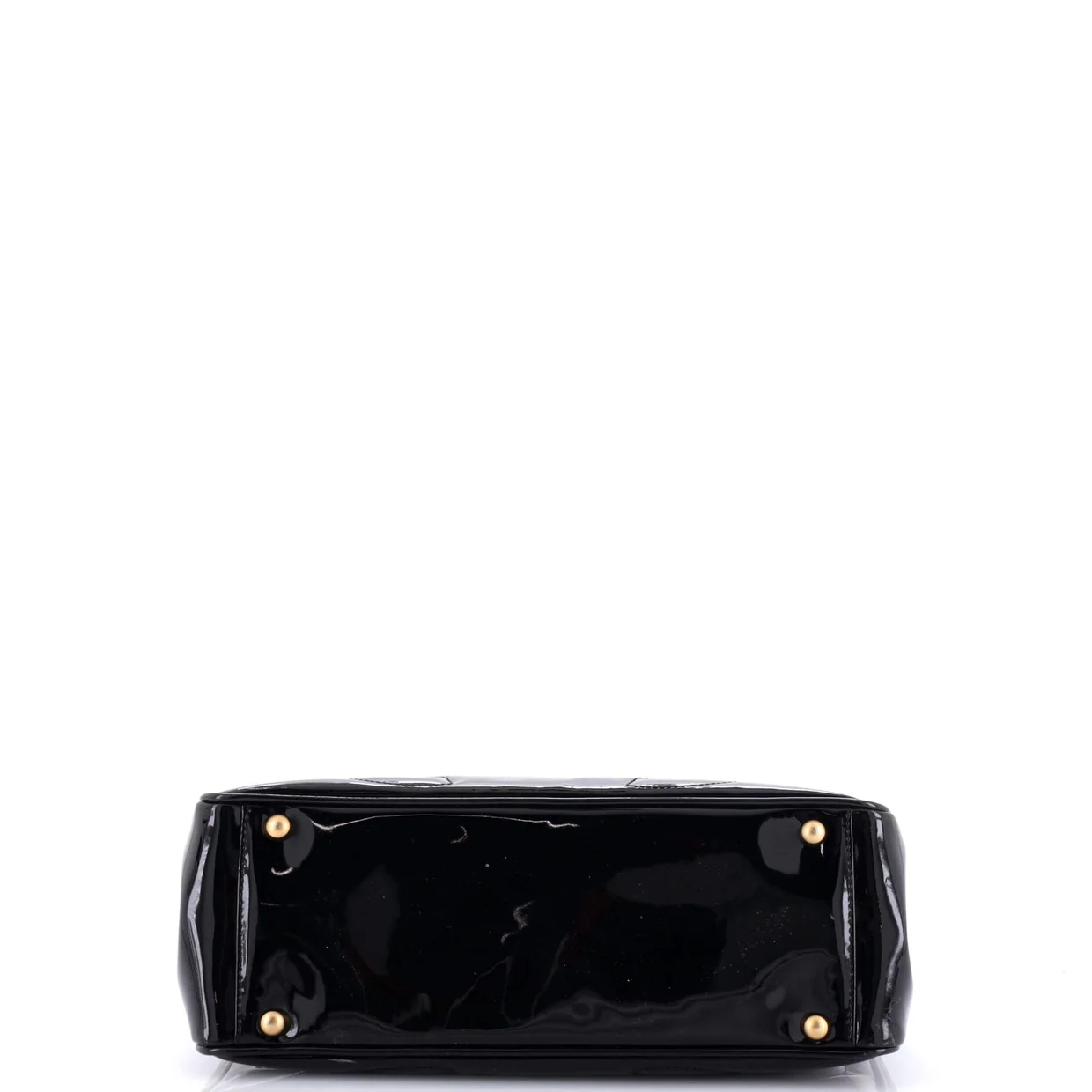 Triple CC Tote Patent Small - Deep Luxury