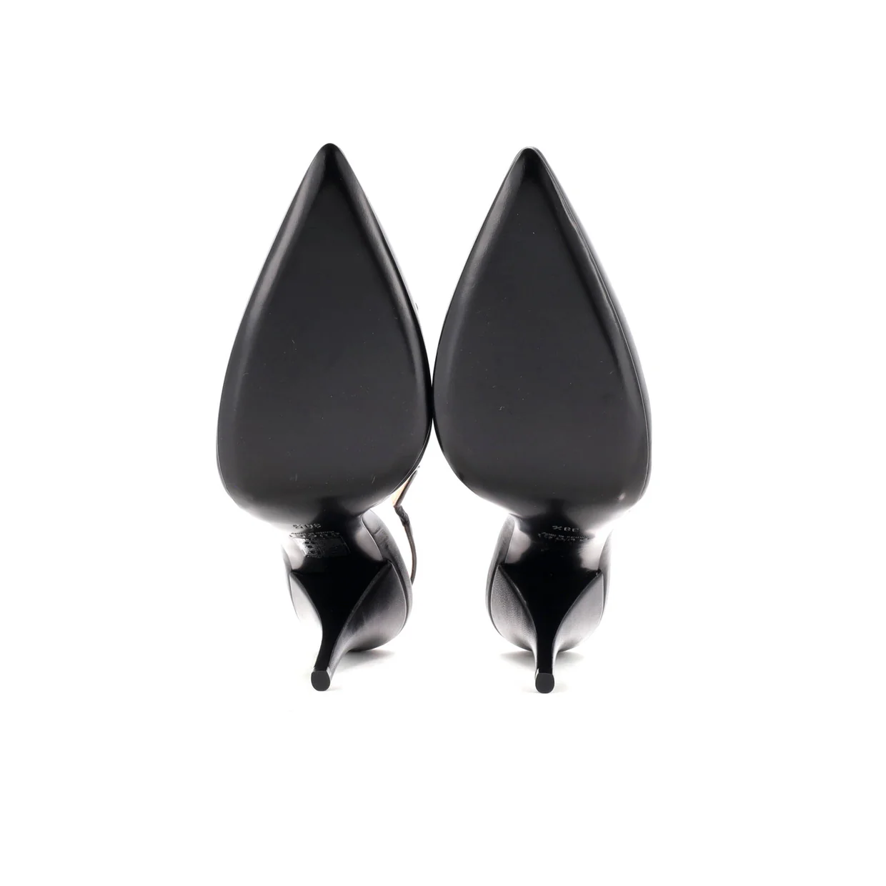 Women's Horsebit Pointed Toe Slingback Pumps Leather - Deep Luxury