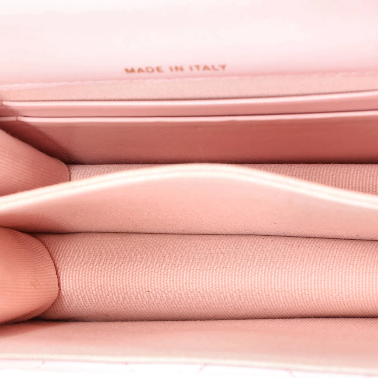 Coco Enamel Top Handle Flap Clutch with Chain Quilted Lambskin - Deep Luxury