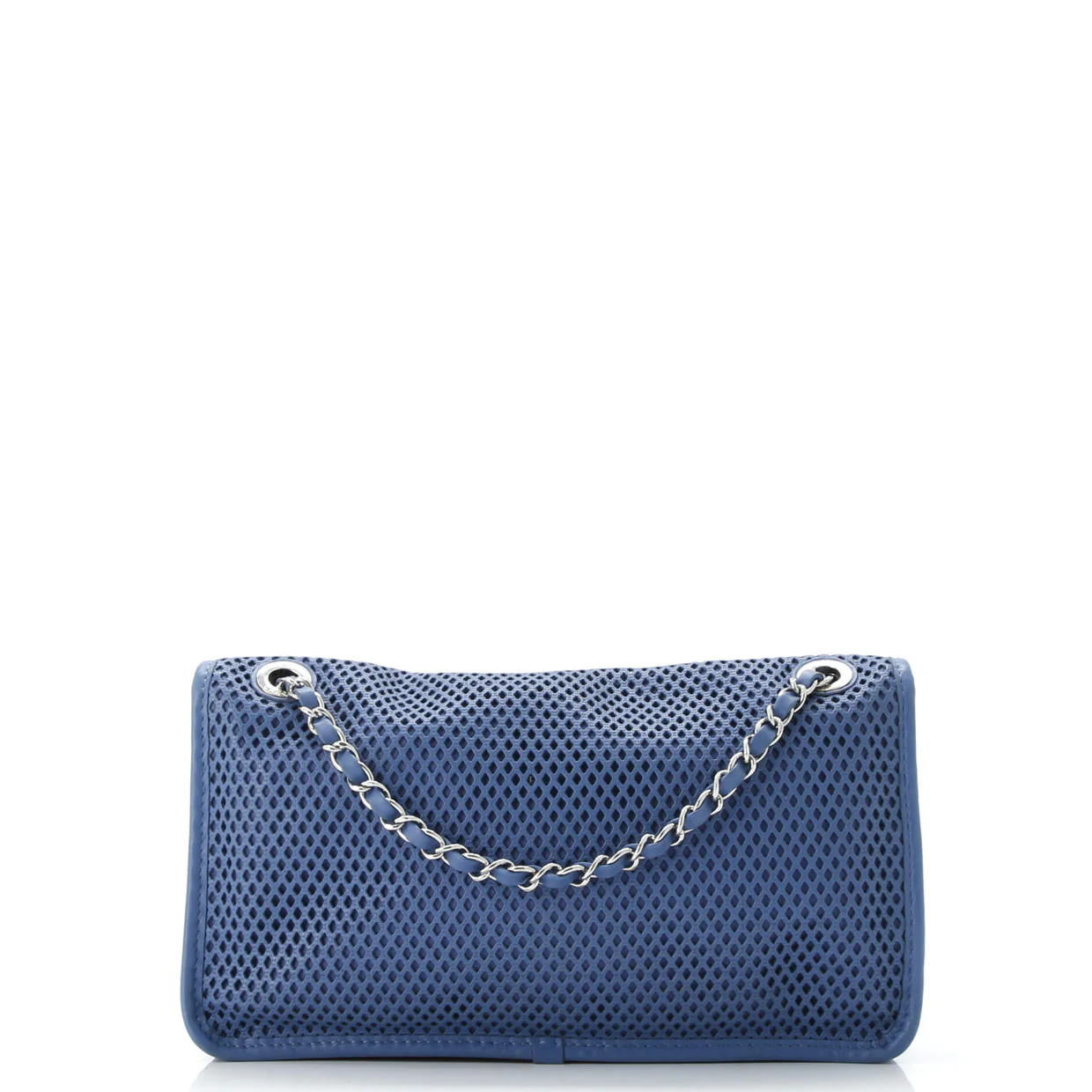 Up In The Air Flap Bag Perforated Leather Medium - Deep Luxury