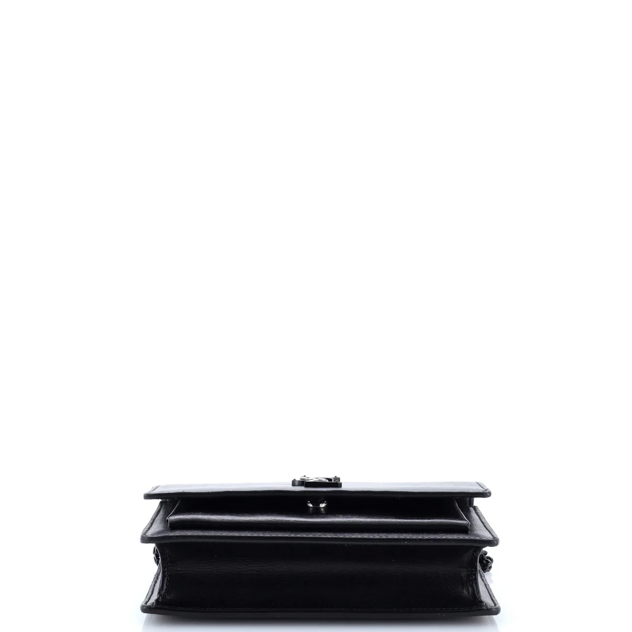 Sunset Top Handle Chain Wallet Leather - Deep Luxury