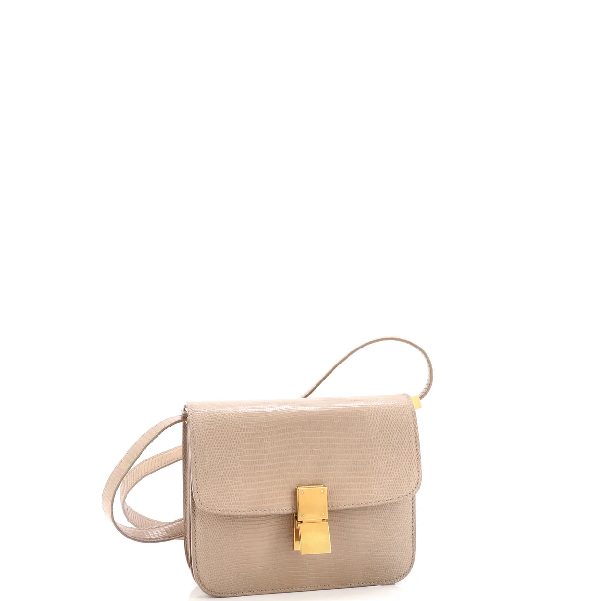 Classic Box Bag Lizard Teen - Deep Luxury