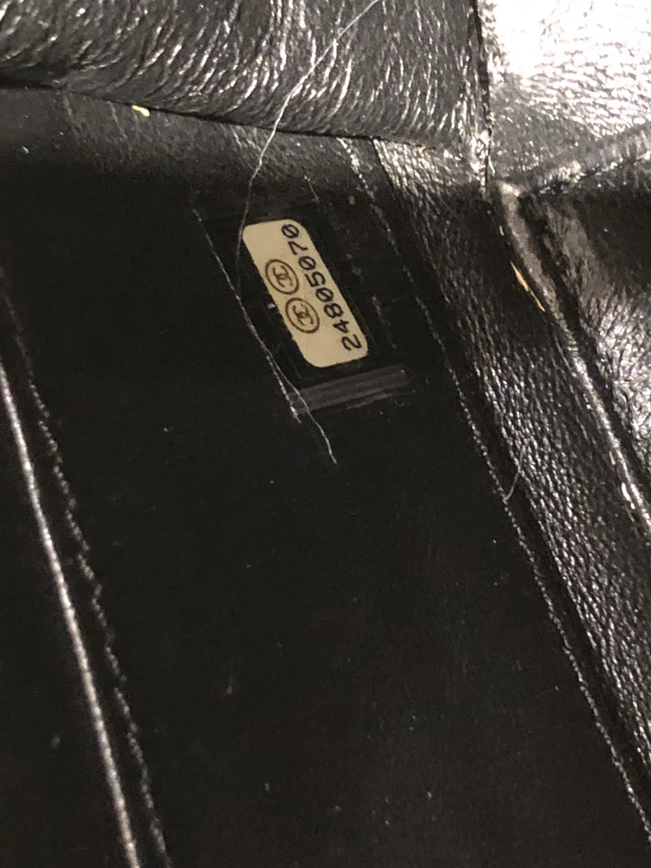 Filigree Vanity Case Quilted Caviar Large - Deep Luxury