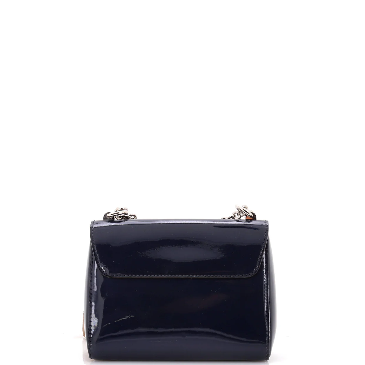 Twist Handbag Vernis with Monogram Canvas PM - Deep Luxury