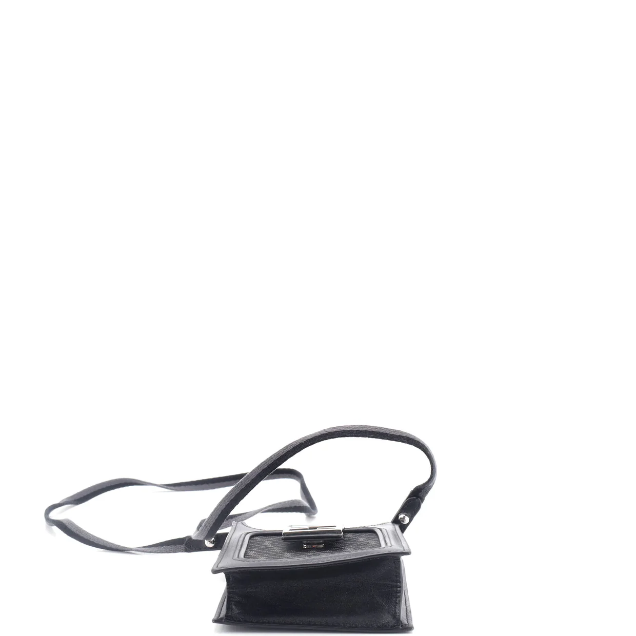 Phone Holder Bag Zucca Canvas and Leather - Deep Luxury