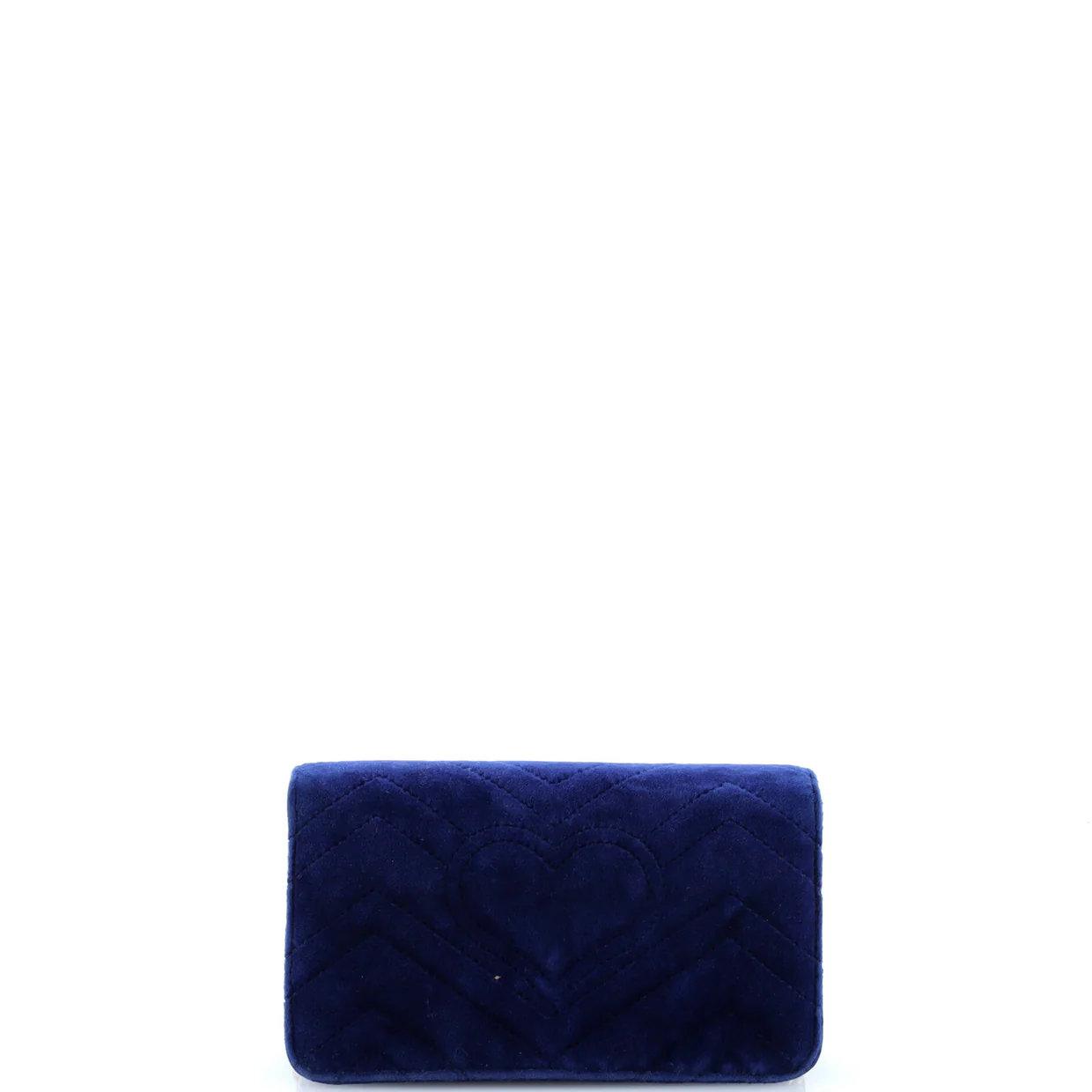 GG Marmont Chain Flap Bag Matelasse Velvet Mini - Deep Luxury