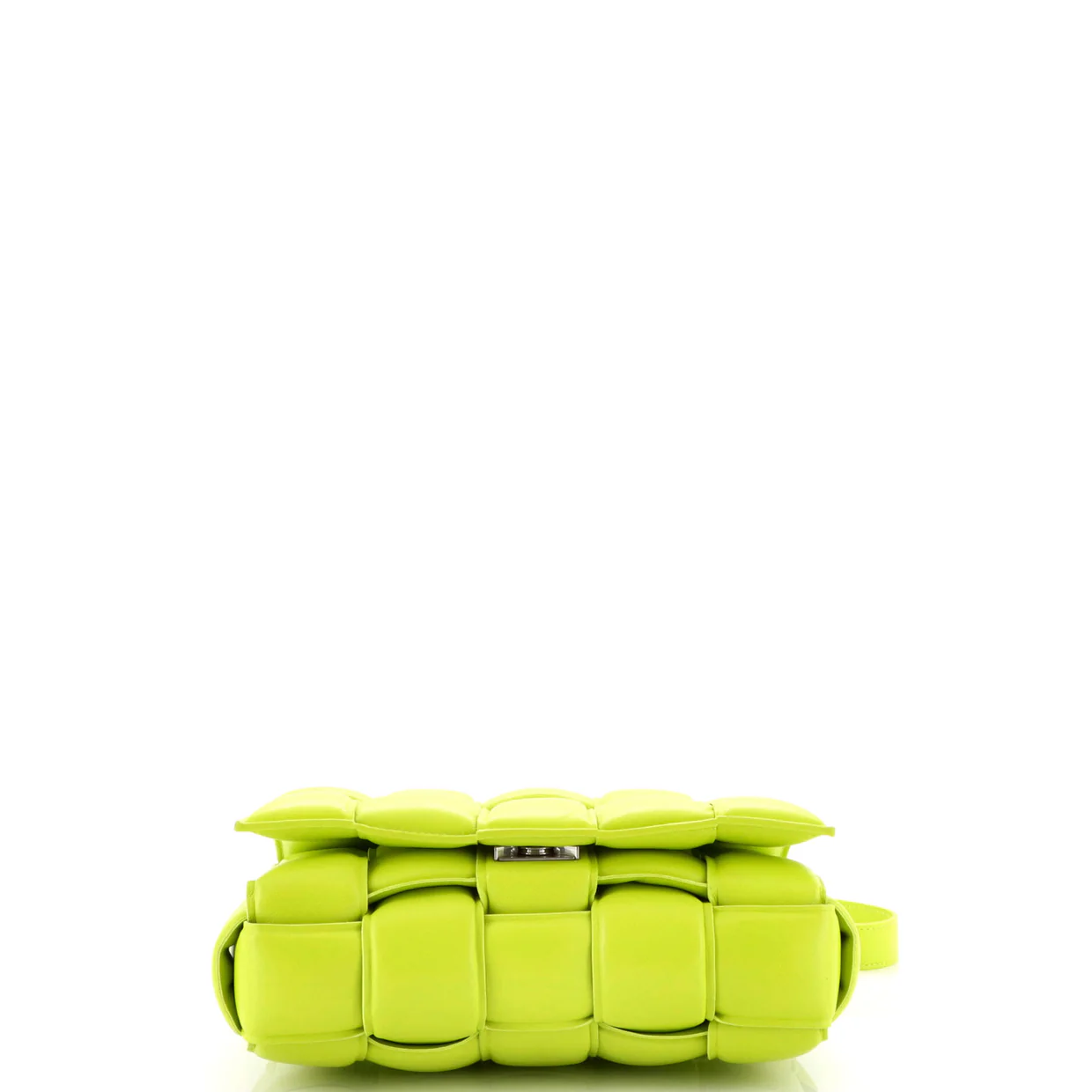 Cassette Crossbody Bag Padded Maxi Intrecciato Leather - Deep Luxury