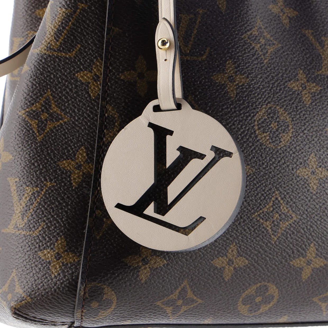 Braided Handle Montaigne Handbag Monogram Canvas BB - Deep Luxury