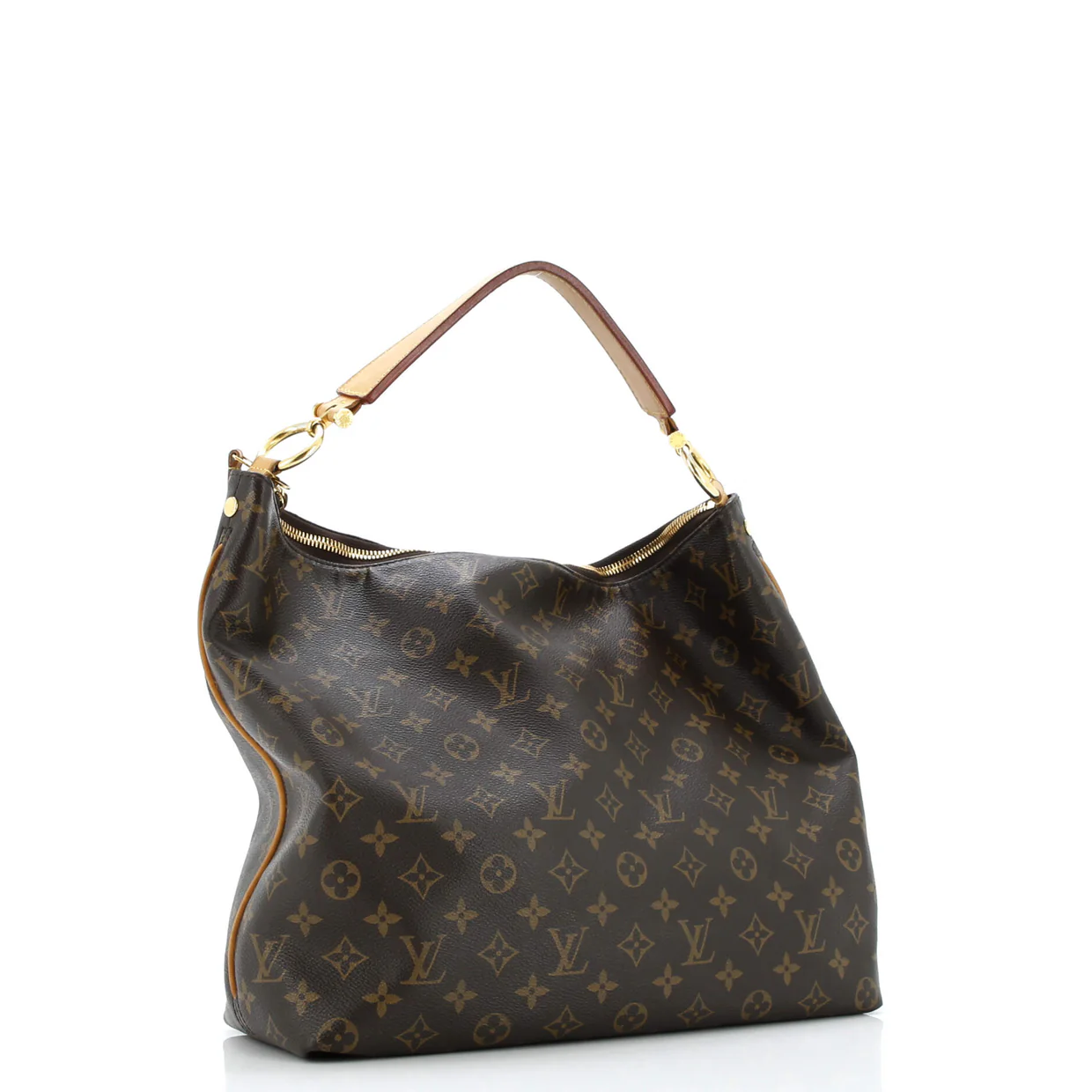 Sully Handbag Monogram Canvas MM - Deep Luxury