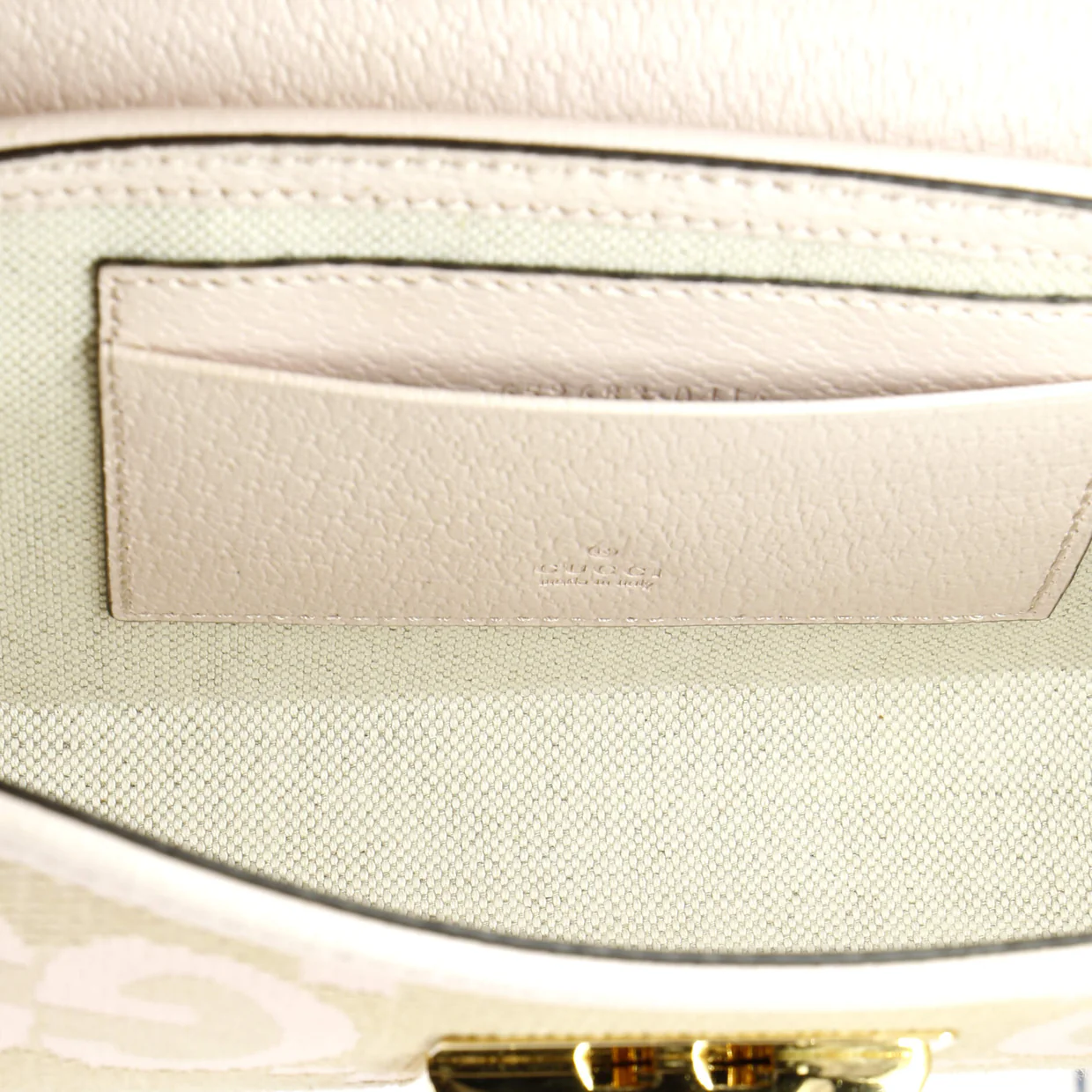 Padlock Top Handle Bag Jumbo GG Canvas Mini - Deep Luxury