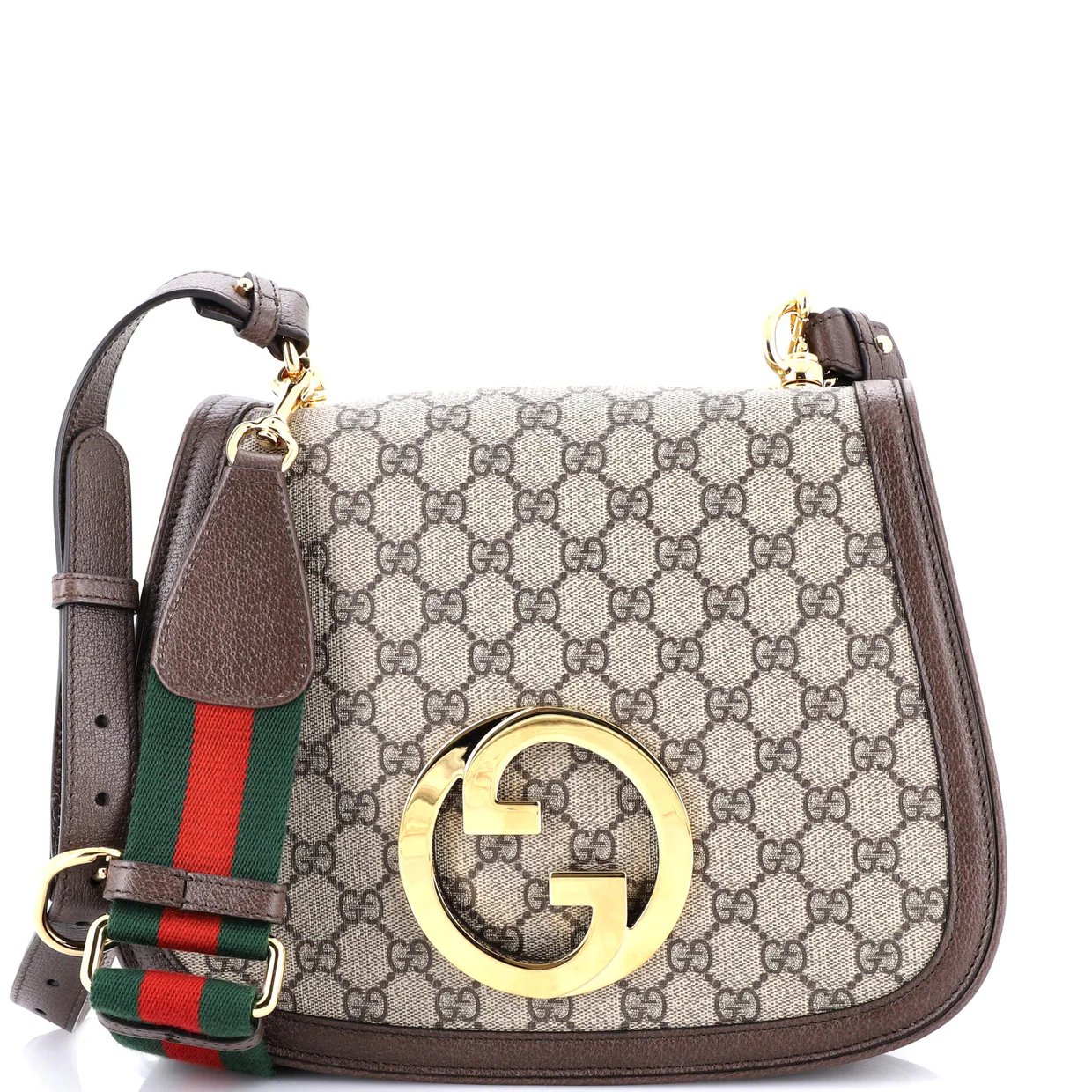 Blondie NM Top Handle Bag GG Coated Canvas Medium - Deep Luxury