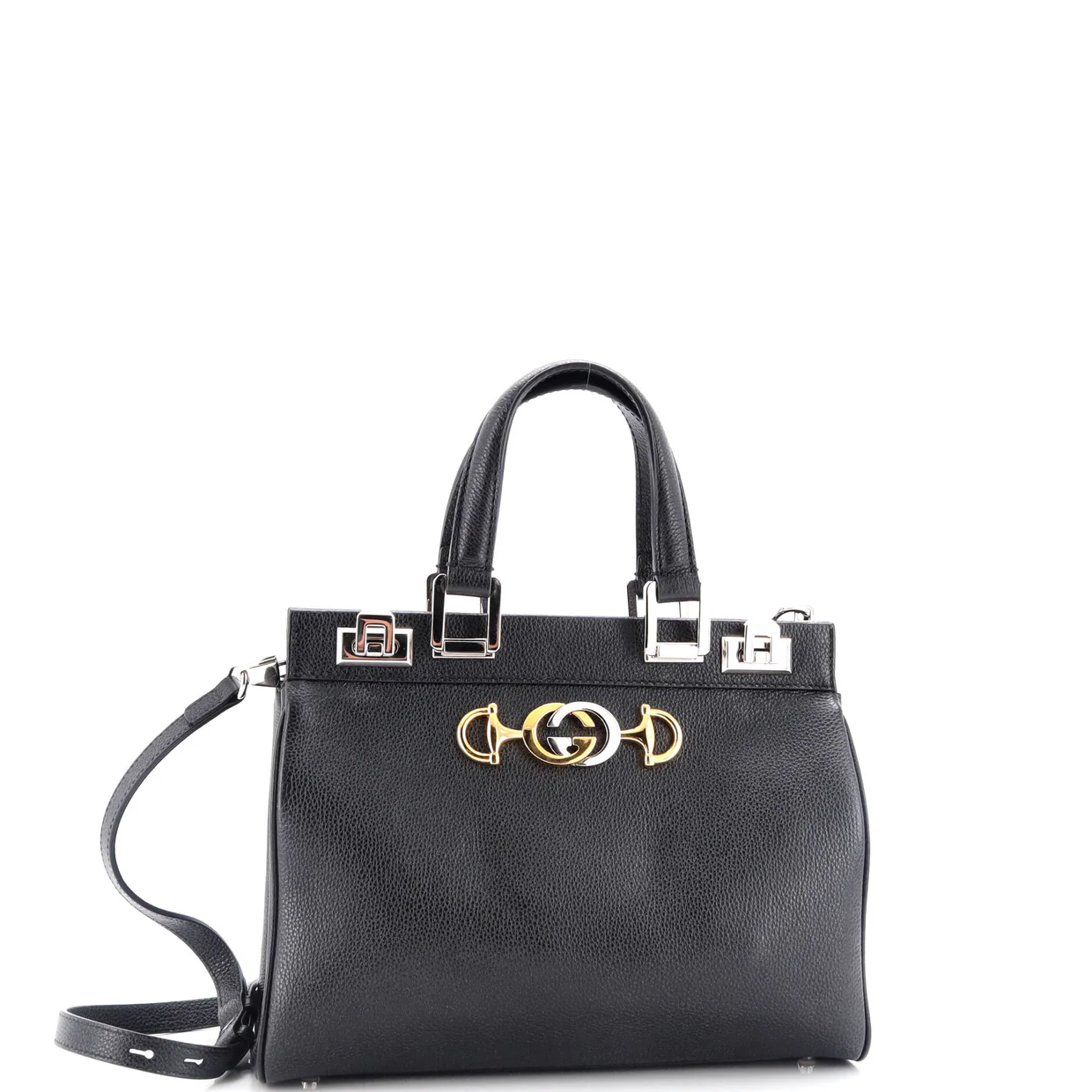 Zumi Top Handle Bag Leather Small - Deep Luxury