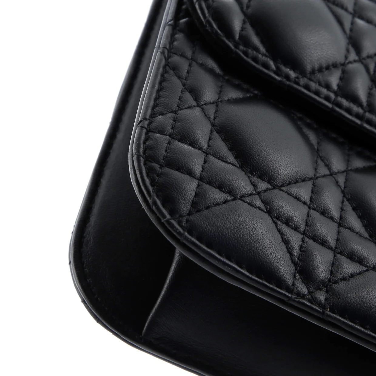 Dioraddict Flap Bag Cannage Quilt Lambskin Medium - Deep Luxury