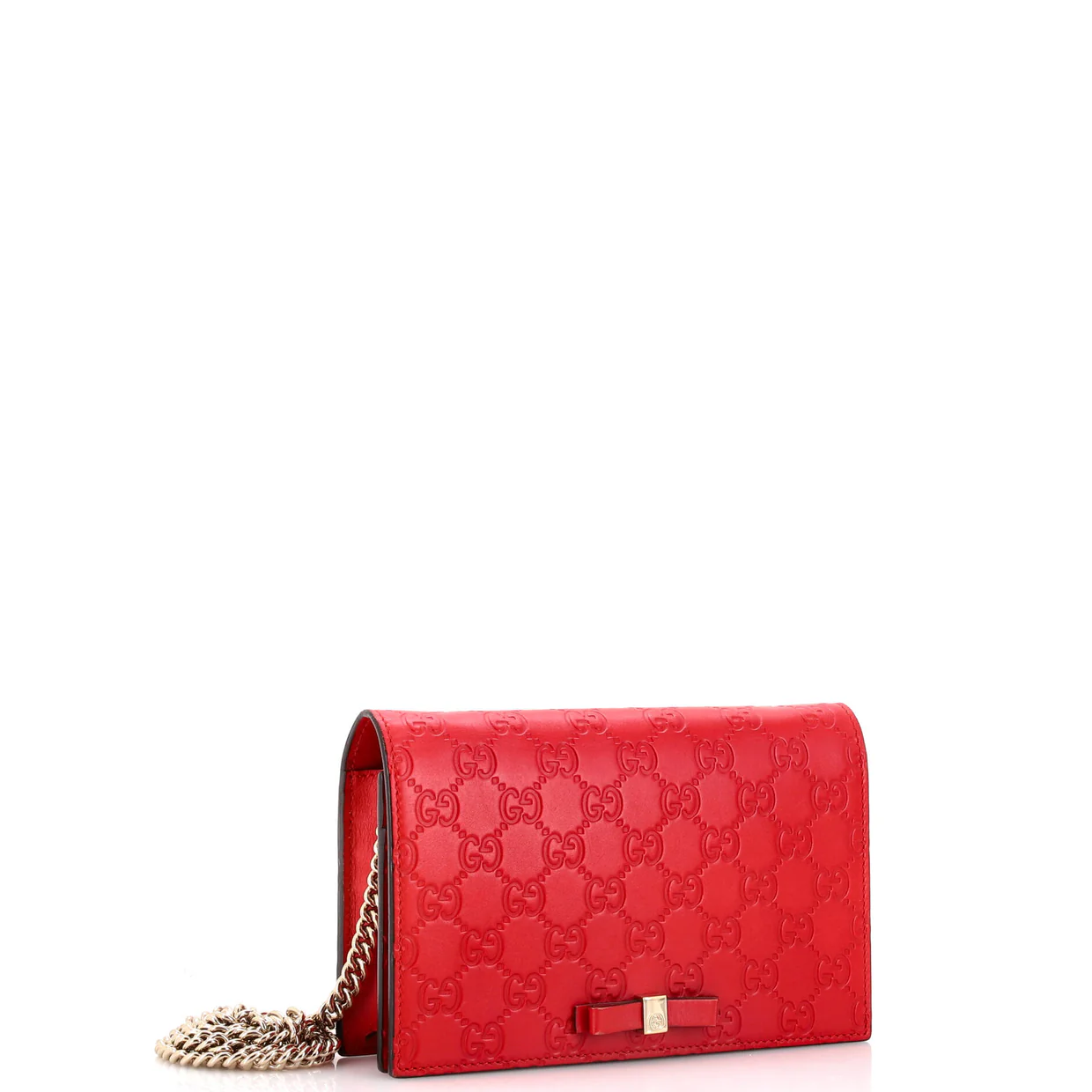Signature Wallet on Chain Guccissima Leather - Deep Luxury