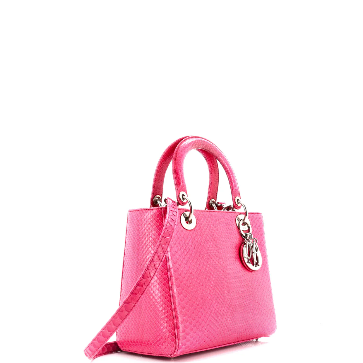 Lady Dior Bag Python Medium - Deep Luxury