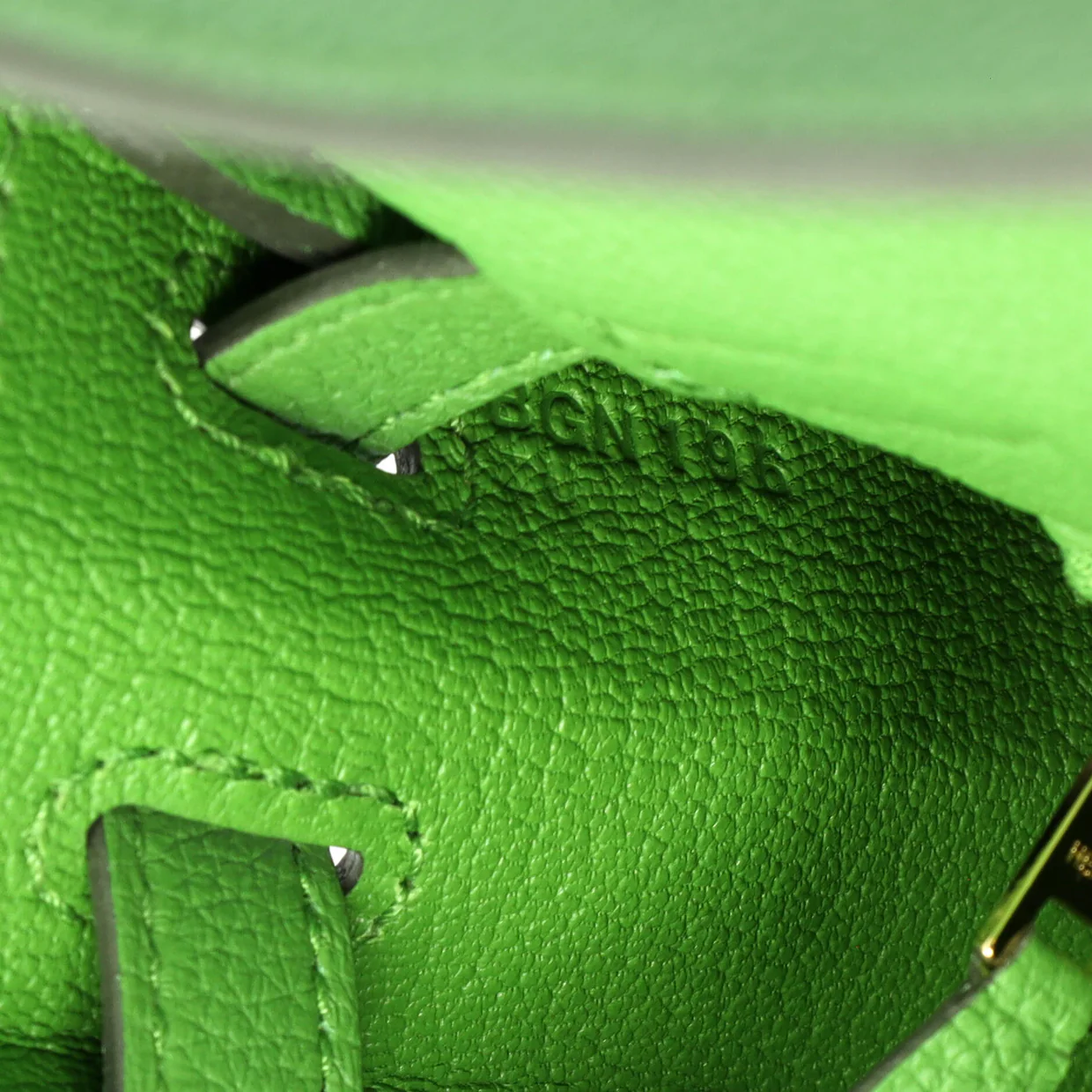Kelly Handbag Vert Yucca Maurice with Gold Hardware 25 - Deep Luxury
