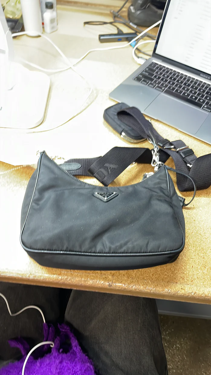 Re-Edition 2005 Shoulder Bag Tessuto Small - Deep Luxury