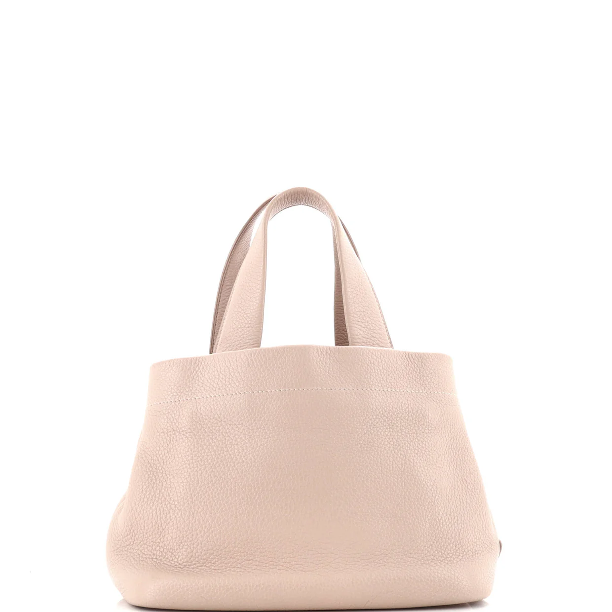 Logo Tote Bag Perforated Leather Small - Deep Luxury