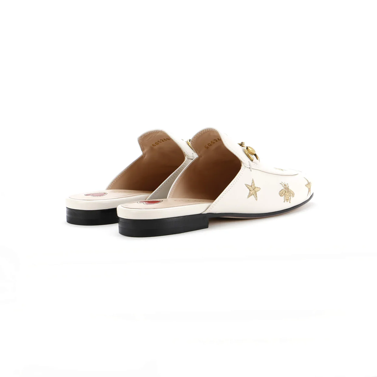 Women's Princetown Mules Embroidered Leather - Deep Luxury
