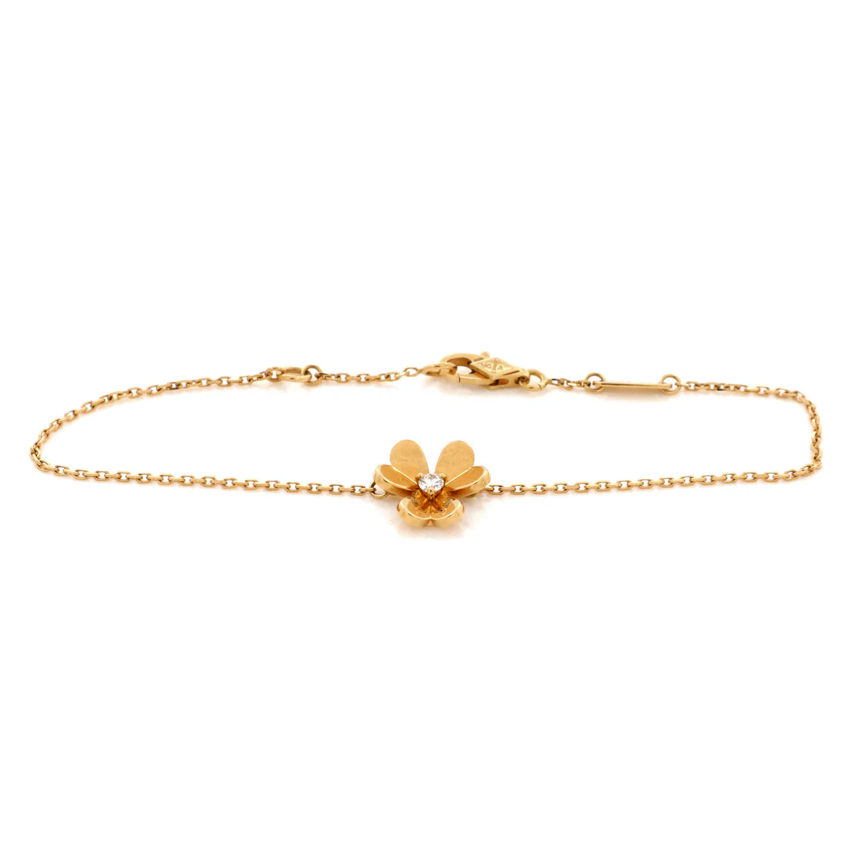 Frivole Bracelet 18K Yellow Gold with Diamond Mini - Deep Luxury