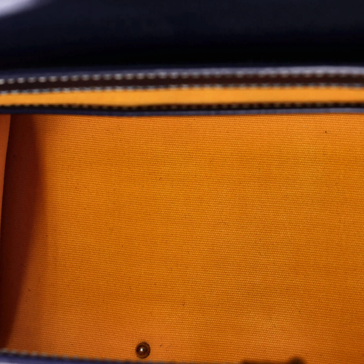 Structured Saigon Top Handle Bag Coated Canvas with Leather Mini - Deep Luxury