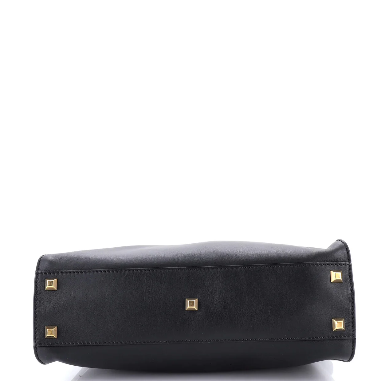 Peekaboo Bag Leather with Studded Detail Regular - Deep Luxury