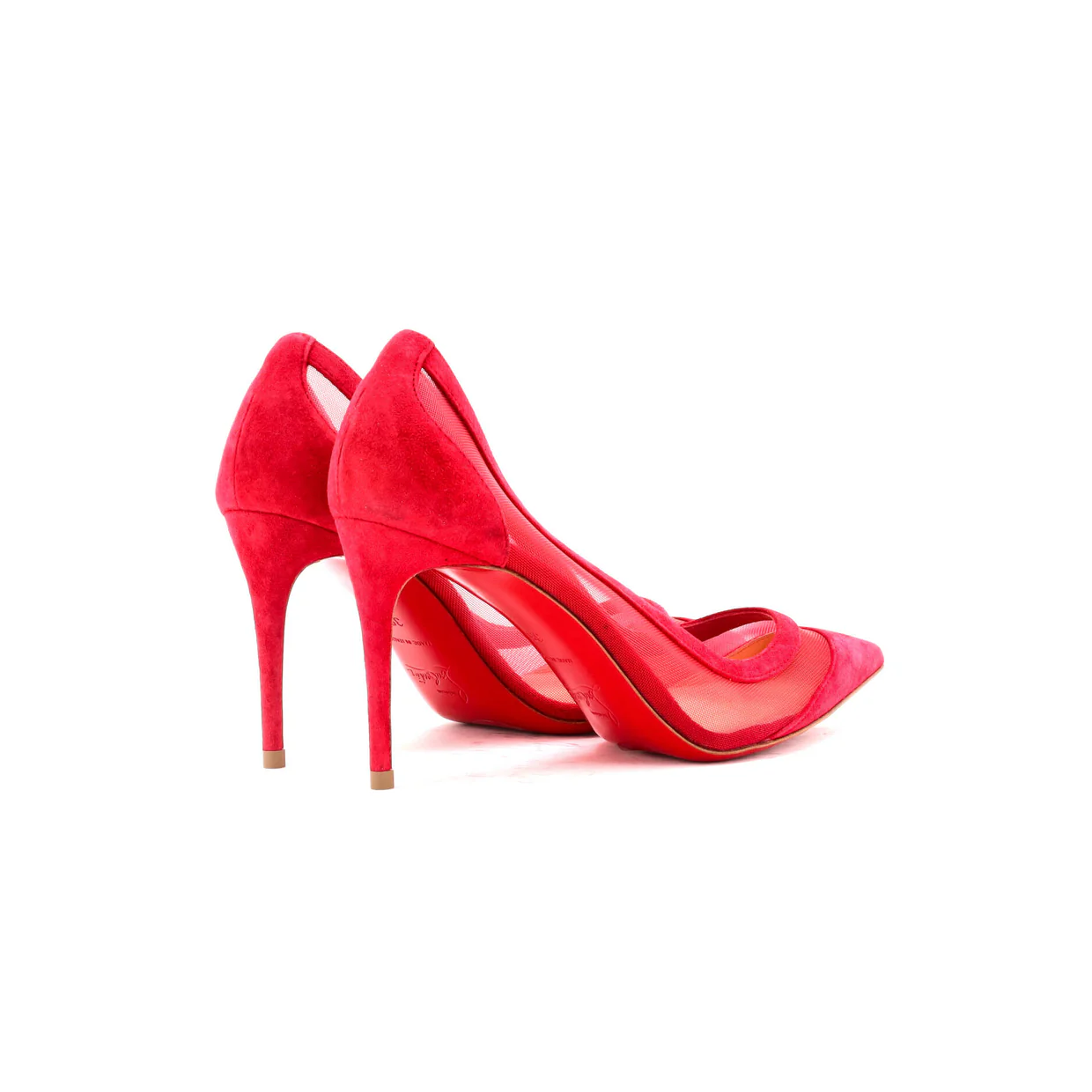 Women's Galativi Pumps Suede and Mesh 85 - Deep Luxury