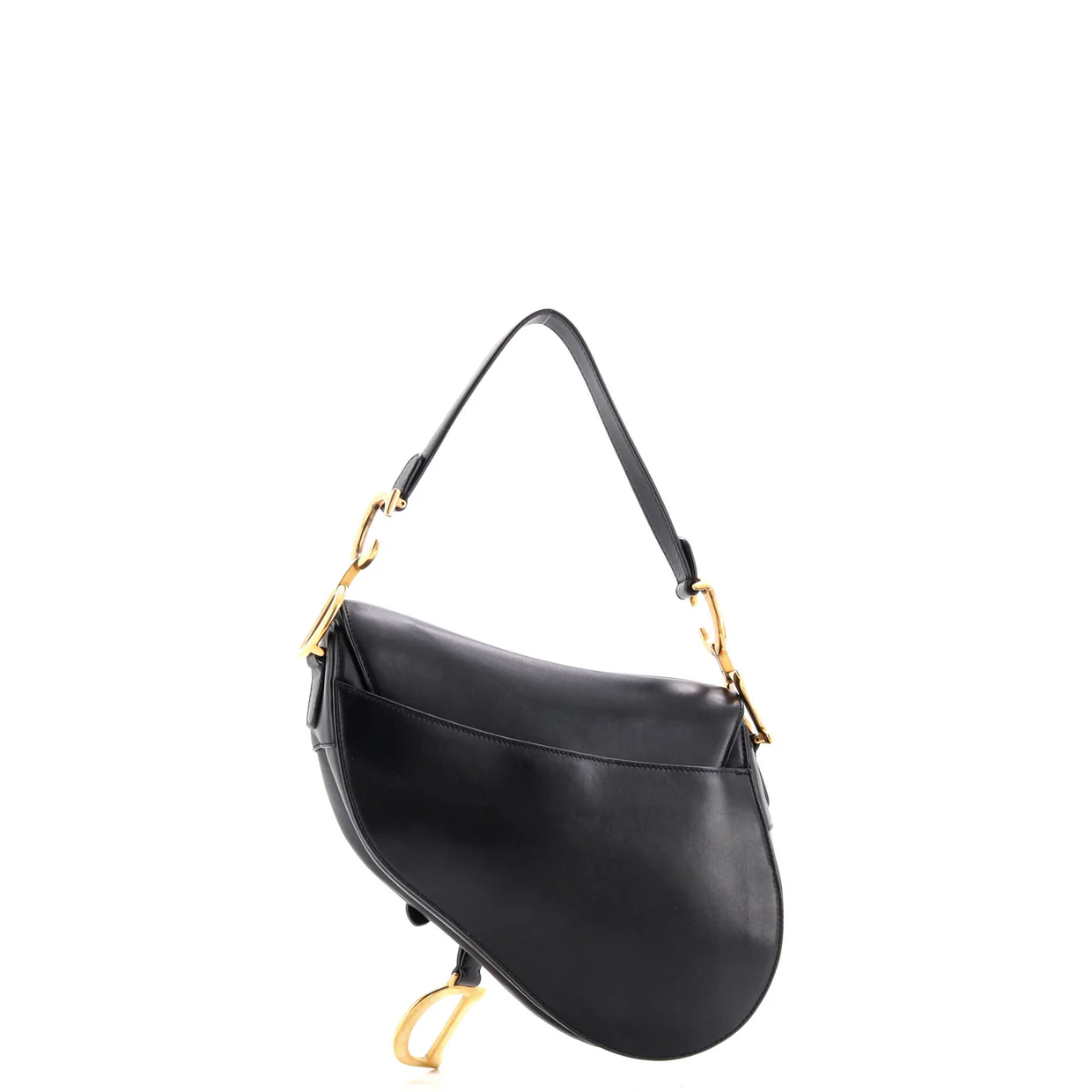Saddle Handbag Leather Medium - Deep Luxury
