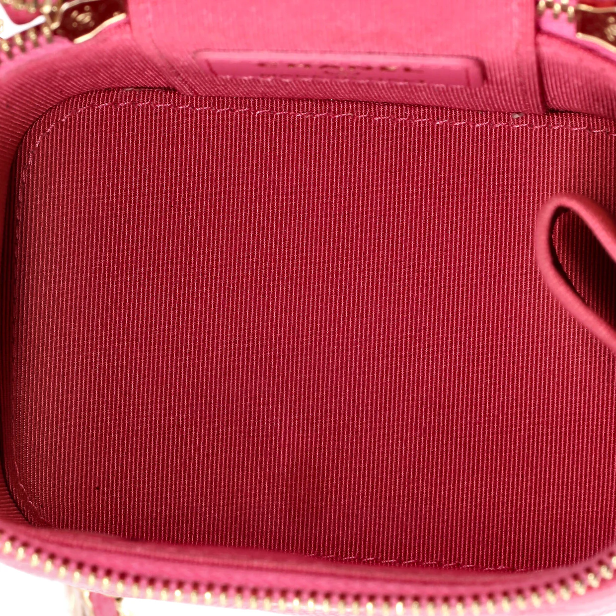 Classic Vanity Case with Chain Quilted Caviar Mini - Deep Luxury