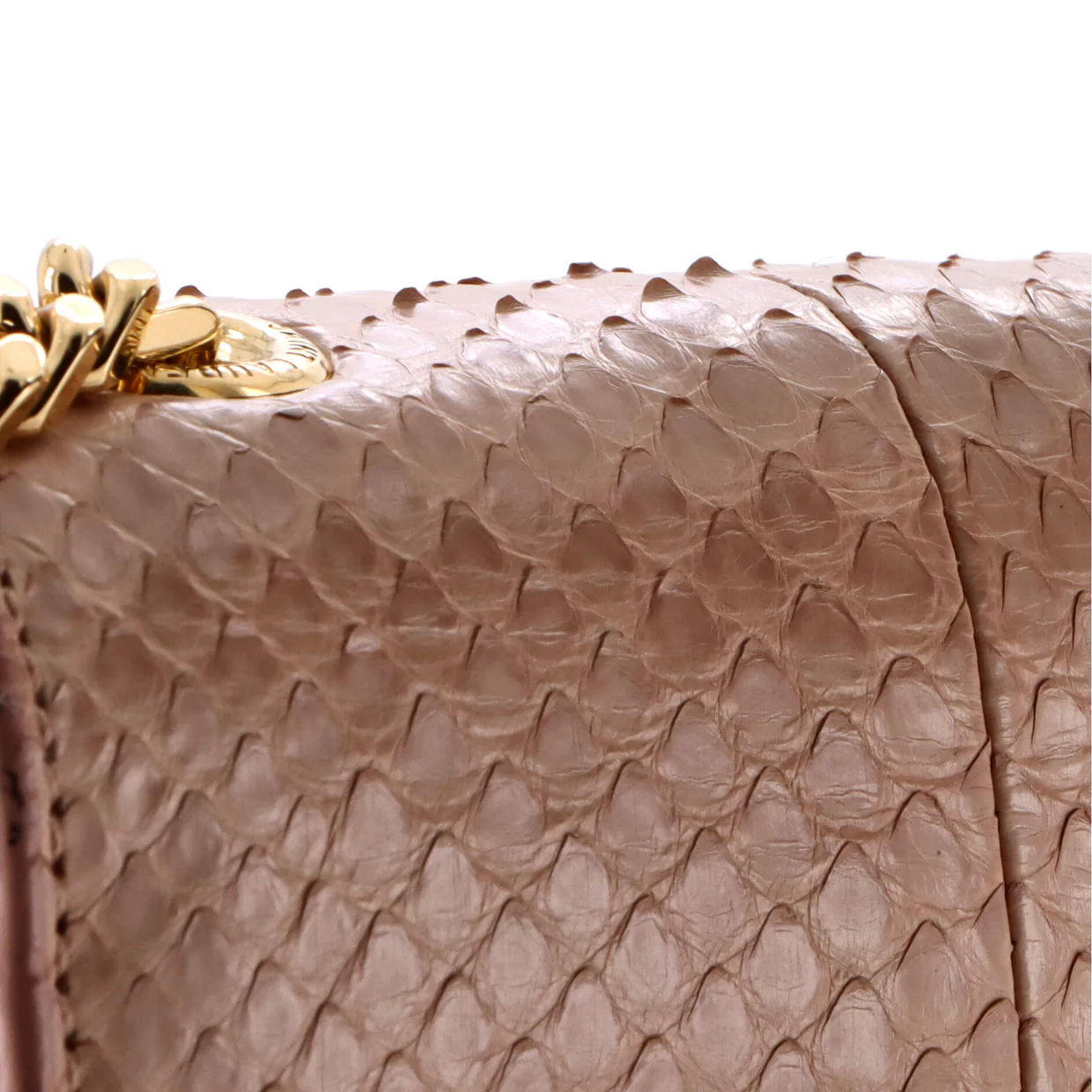 Classic Monogram Tassel Crossbody Bag Python Medium - Deep Luxury