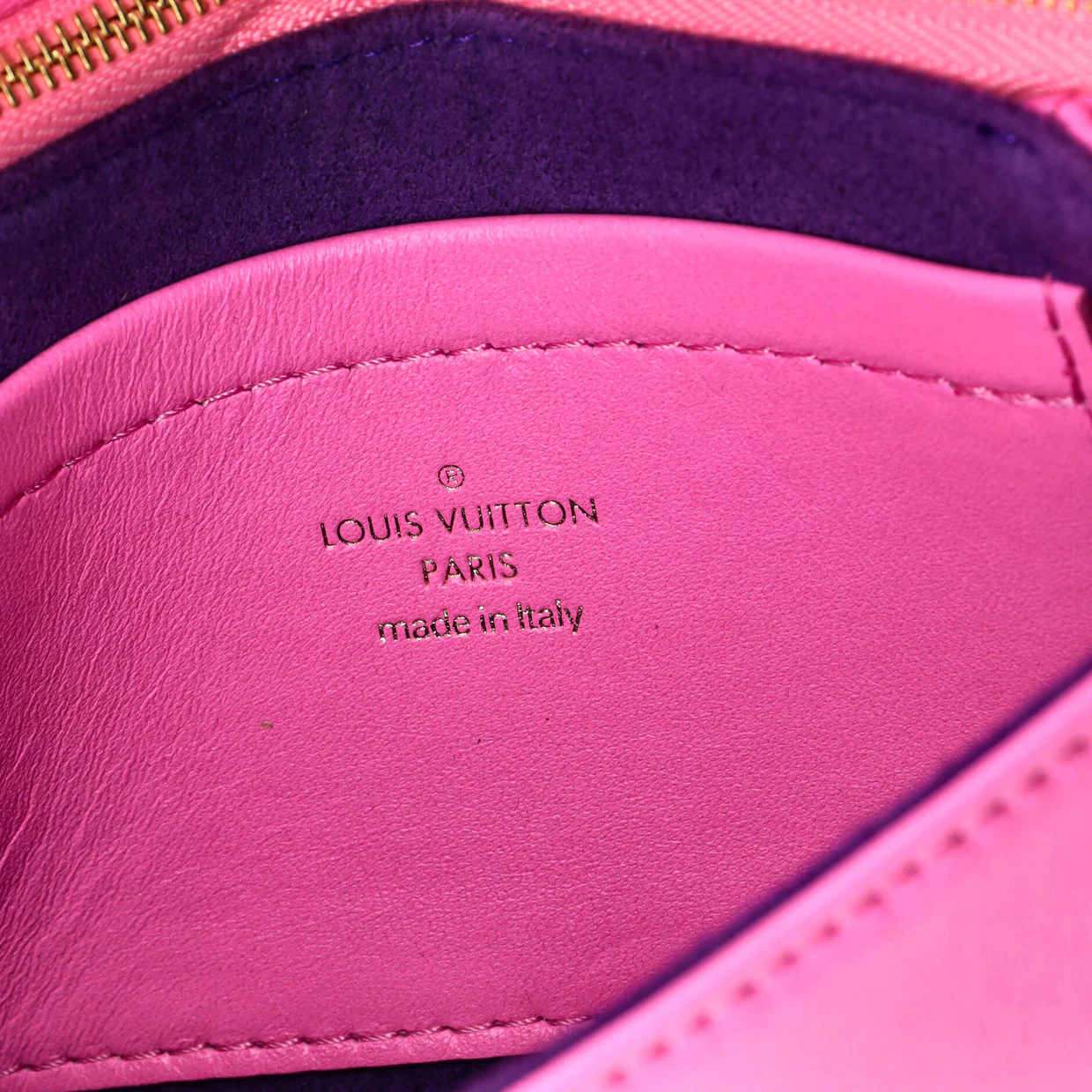 Coussin Pochette Monogram Embossed Lambskin - Deep Luxury