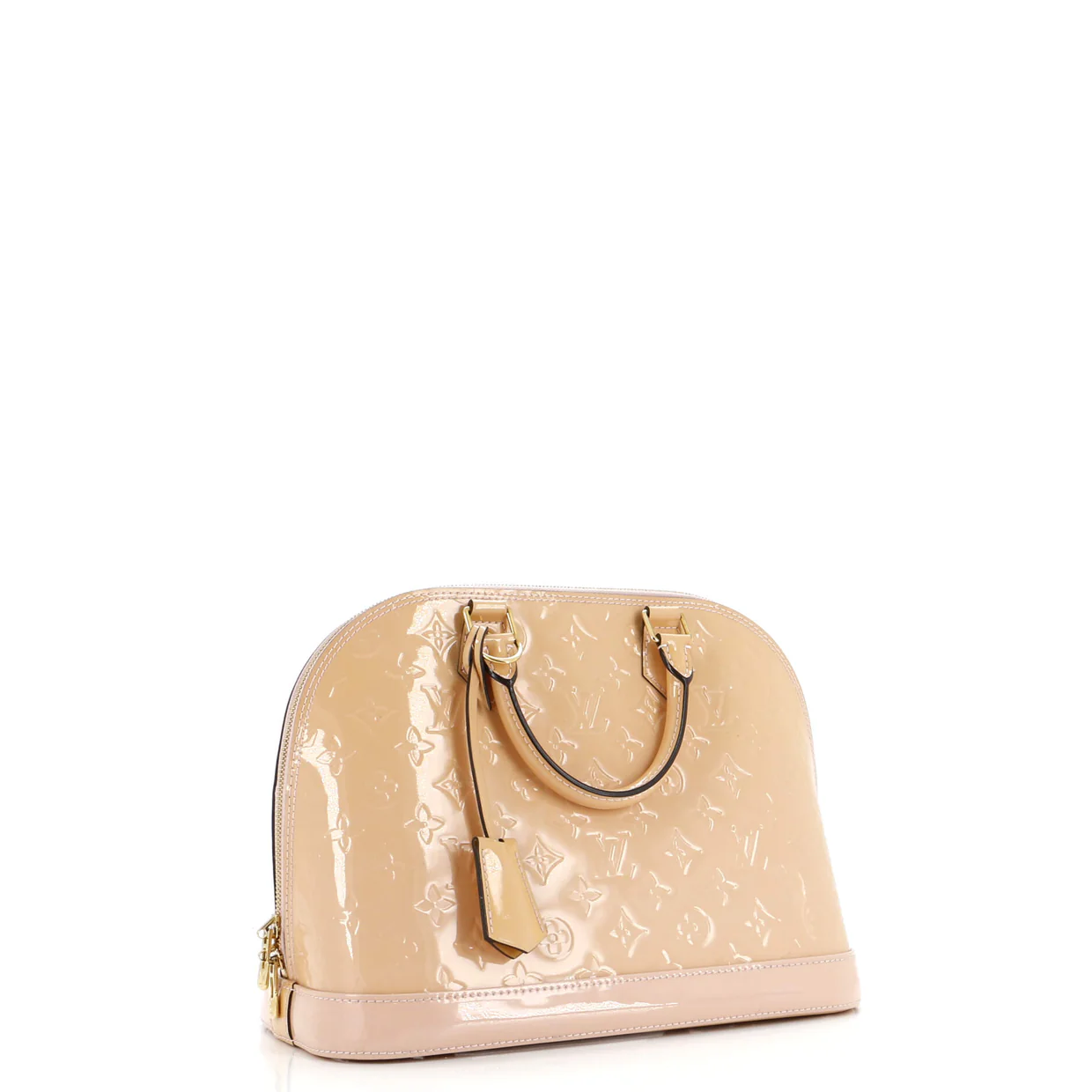 Alma Handbag Monogram Vernis BB - Deep Luxury
