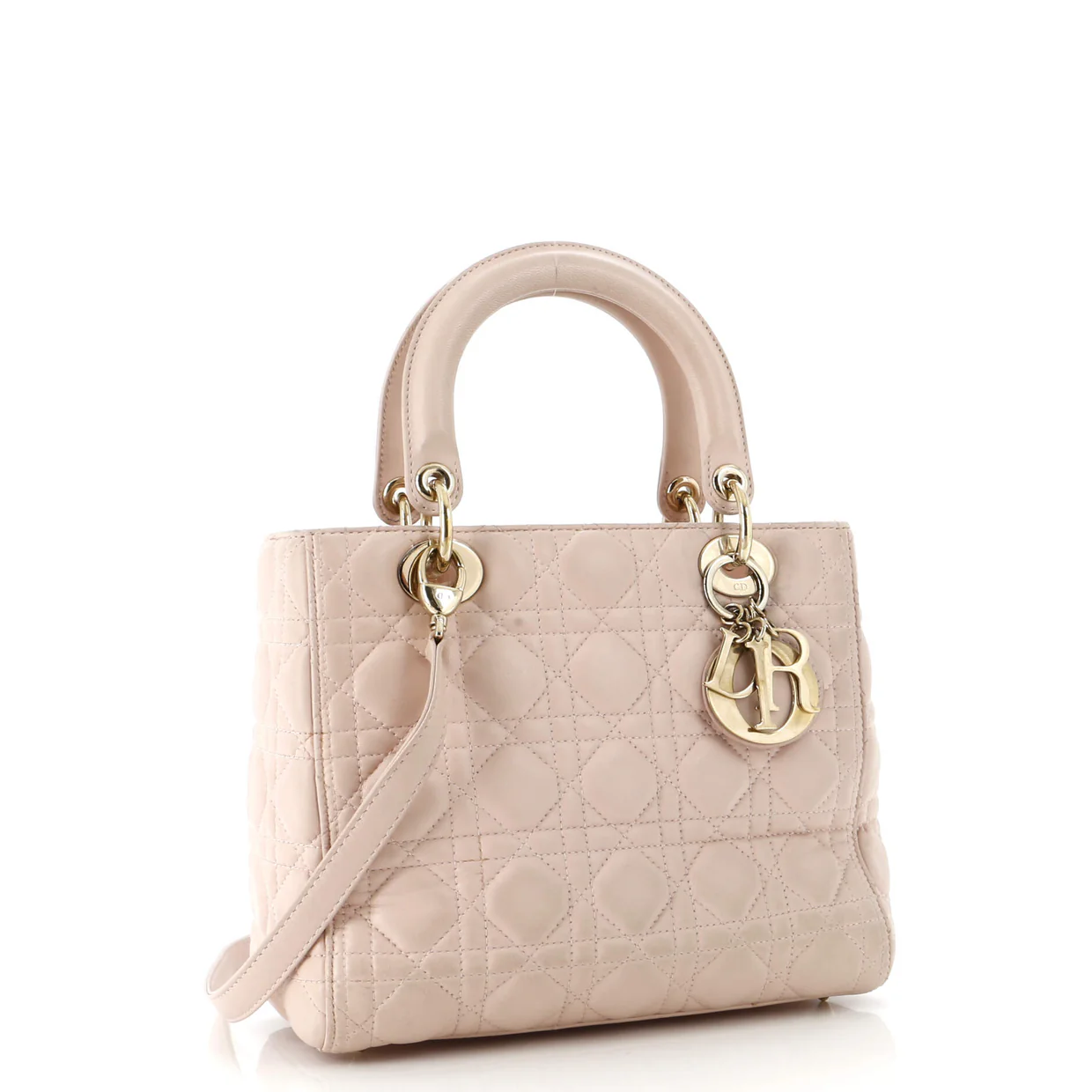 Lady Dior Bag Cannage Quilt Lambskin Medium - Deep Luxury