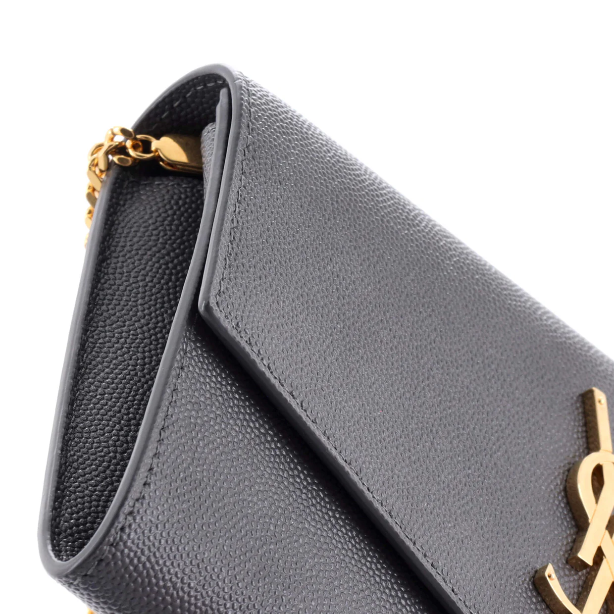 Uptown Chain Wallet Leather - Deep Luxury
