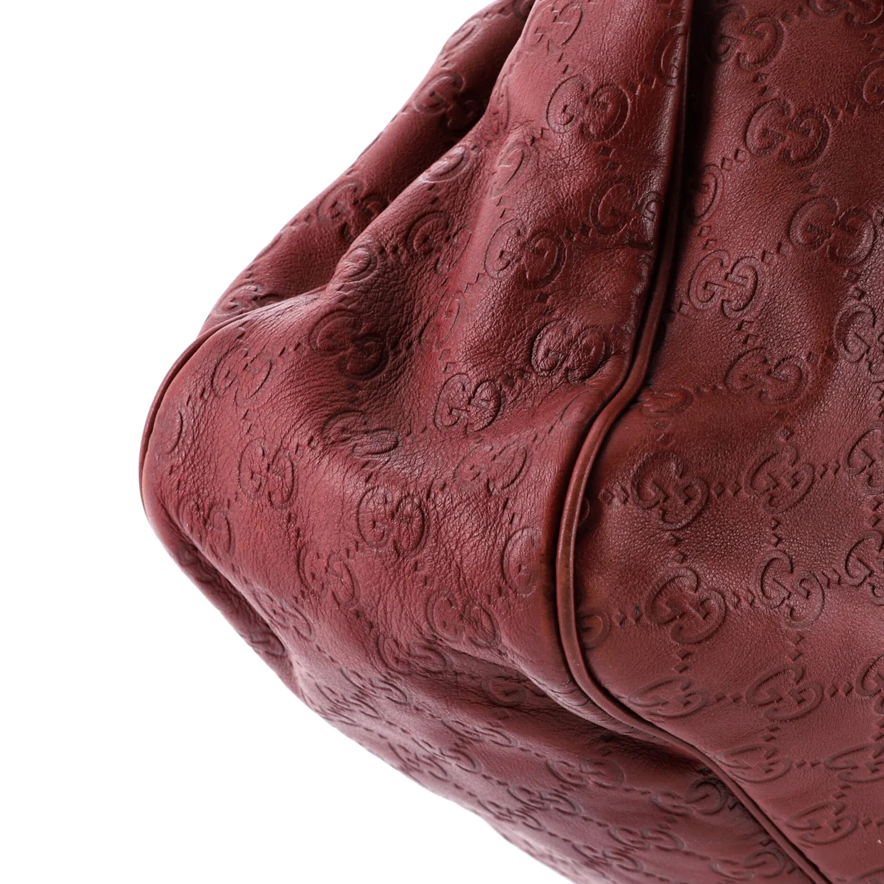 Sukey Top Handle Tote Guccissima Leather Medium - Deep Luxury