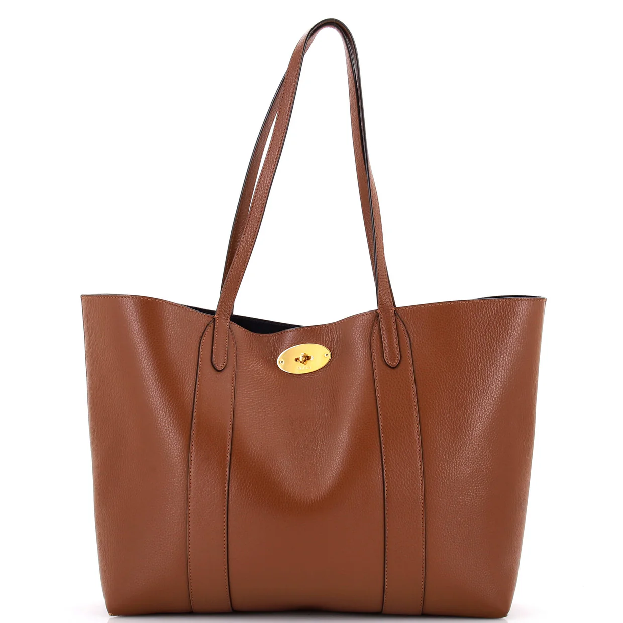 Bayswater Shopper Tote Leather Small - Deep Luxury
