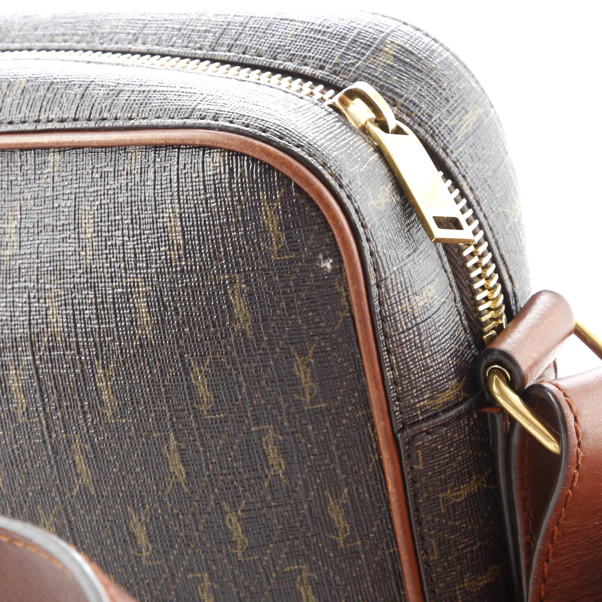 Le Monogramme Camera Bag Monogram All Over Coated Canvas and Leather Small - Deep Luxury