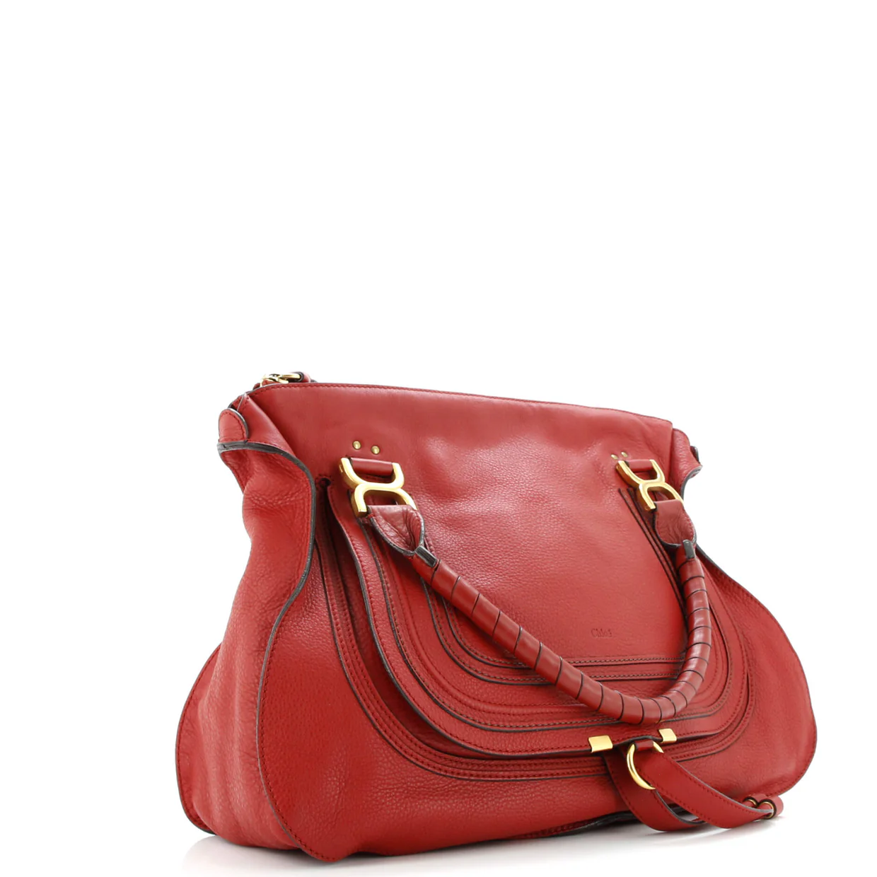 Marcie Shoulder Bag Leather Large - Deep Luxury