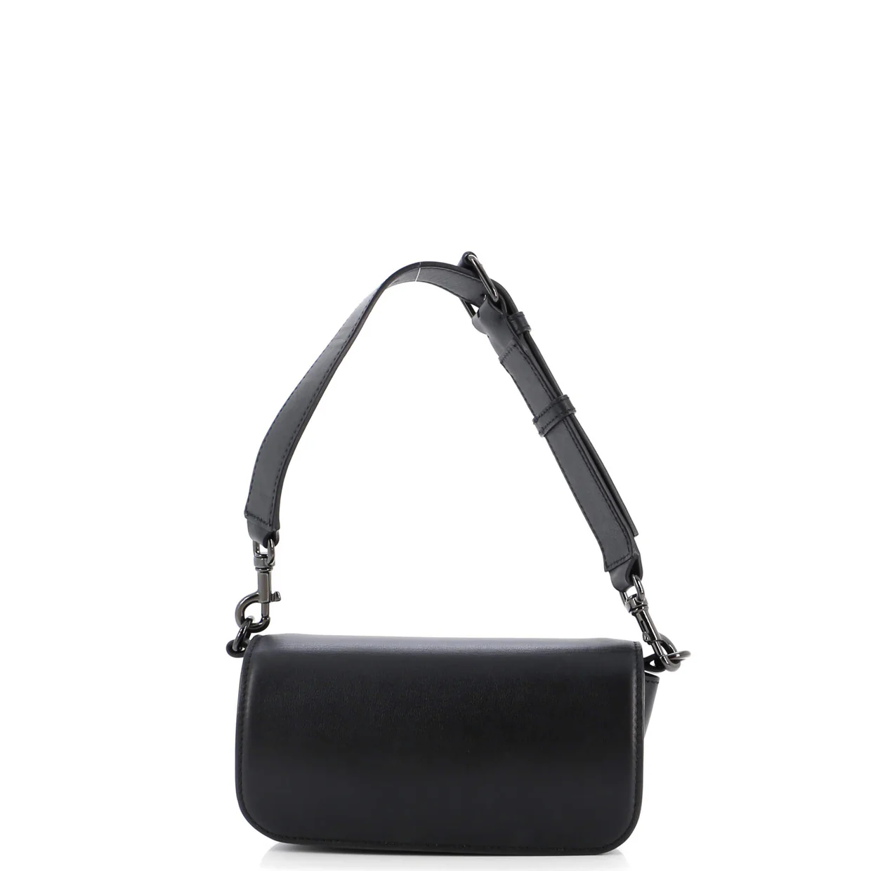 VLogo Flap Shoulder Bag Leather Mini - Deep Luxury