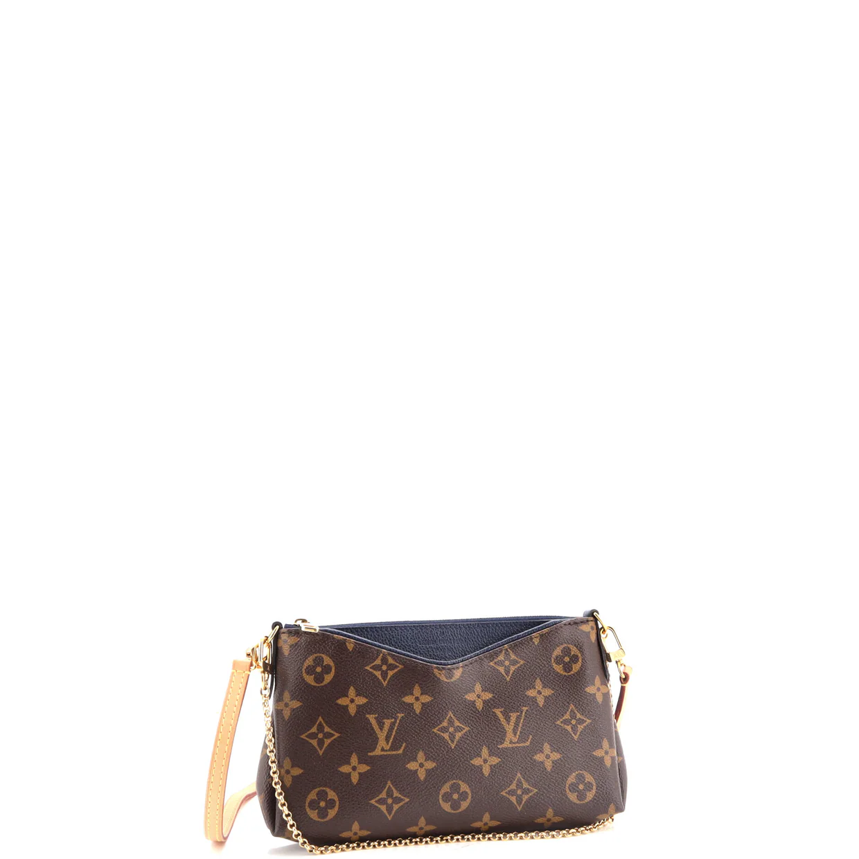 Pallas Clutch Monogram Canvas with Leather - Deep Luxury