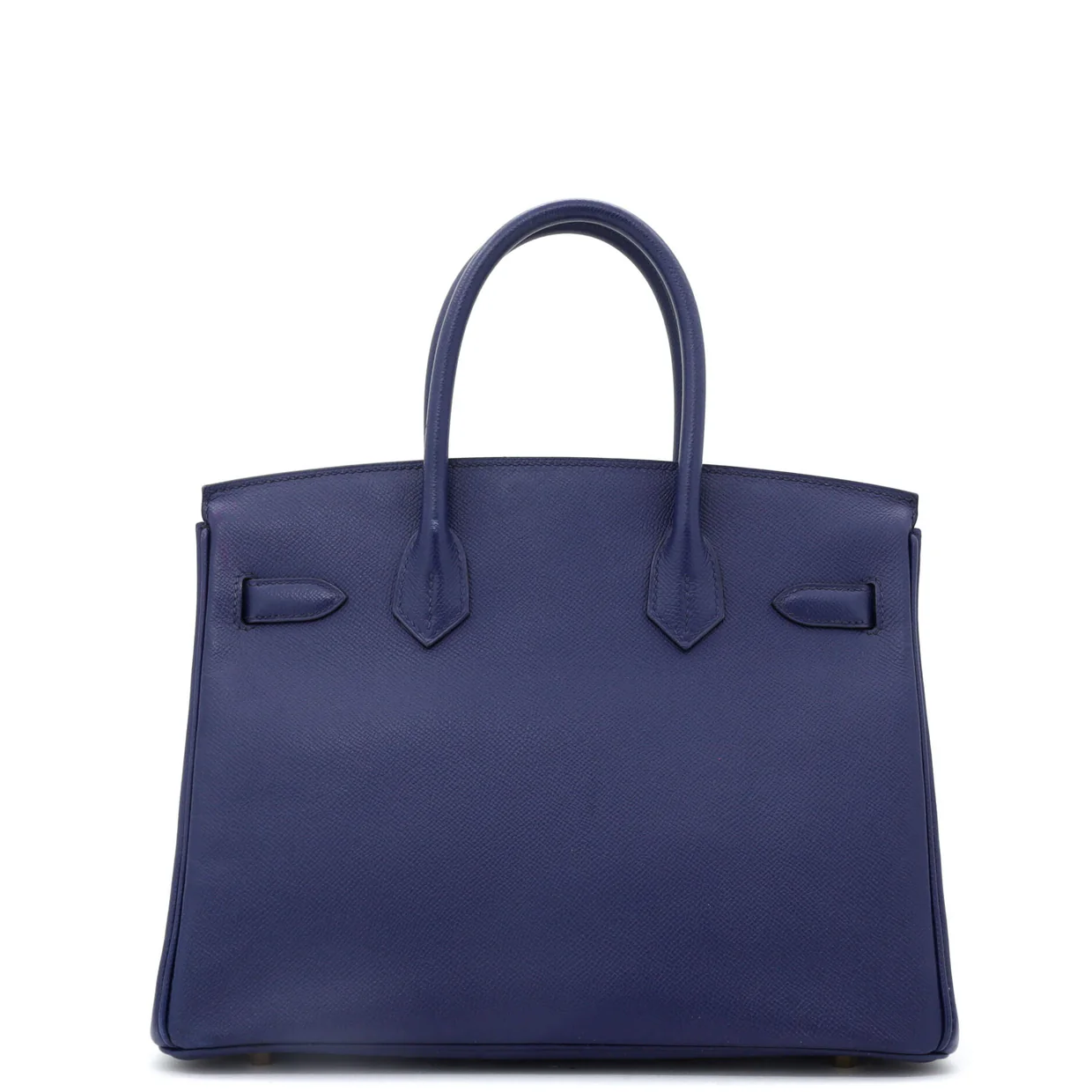 Birkin Handbag Bleu Encre Epsom with Gold Hardware 30 - Deep Luxury