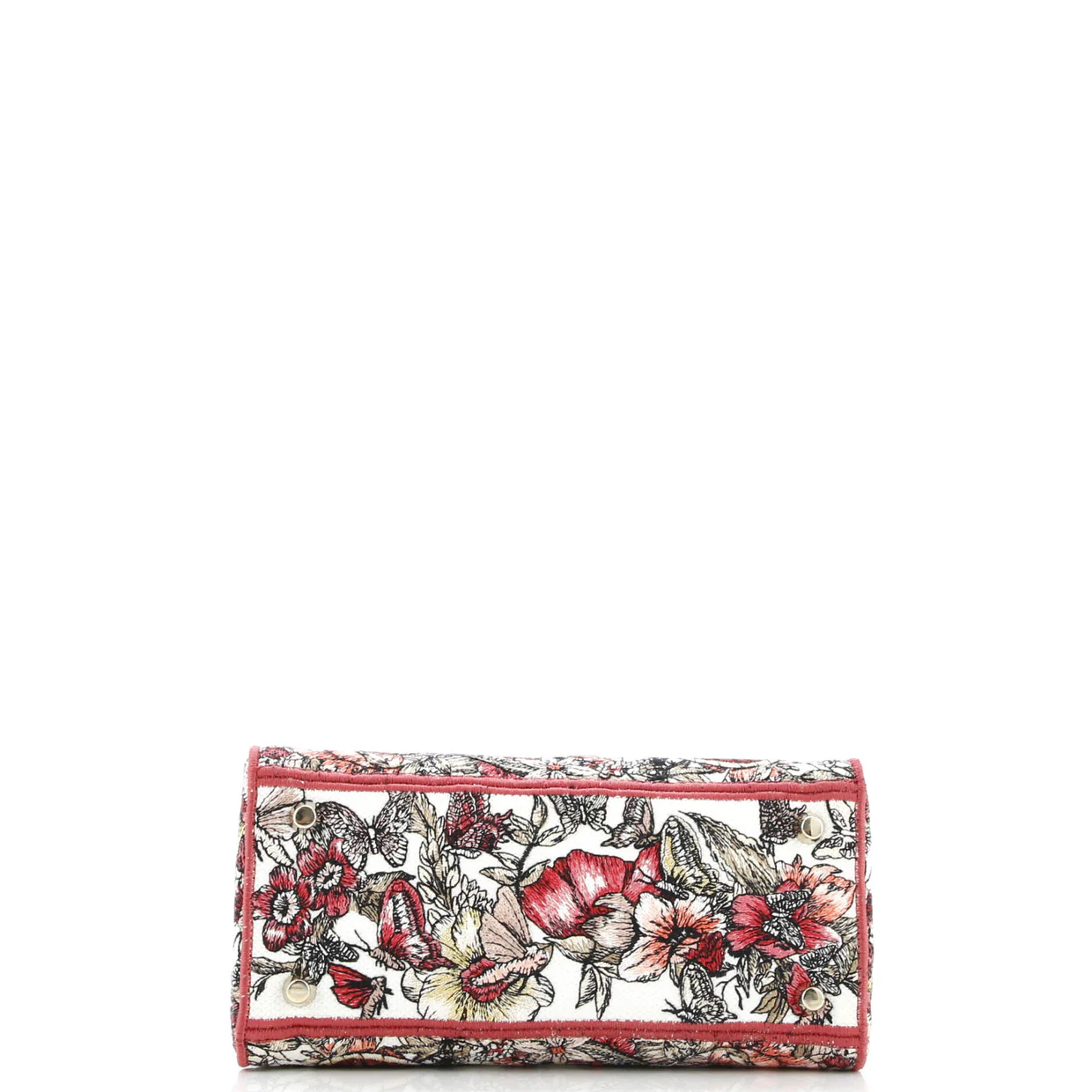 Lady D-Lite Bag Embroidered Canvas Medium - Deep Luxury