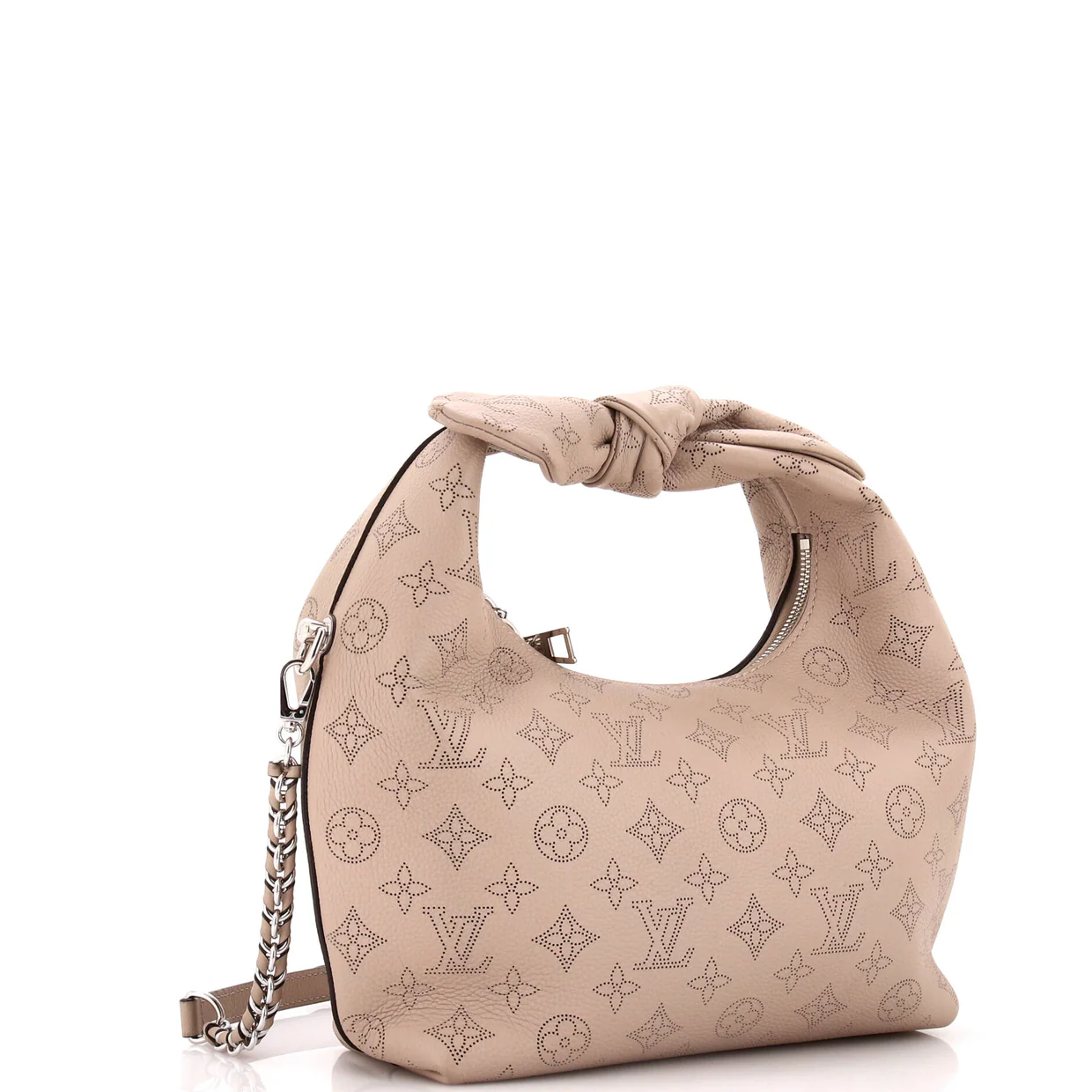 Why Knot Shoulder Bag Mahina Leather PM - Deep Luxury