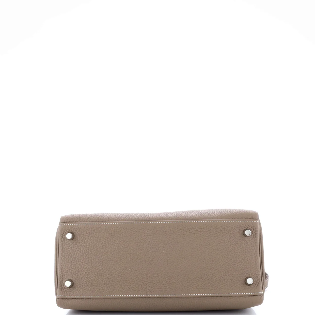 Kelly Handbag Grey Togo with Palladium Hardware 28 - Deep Luxury