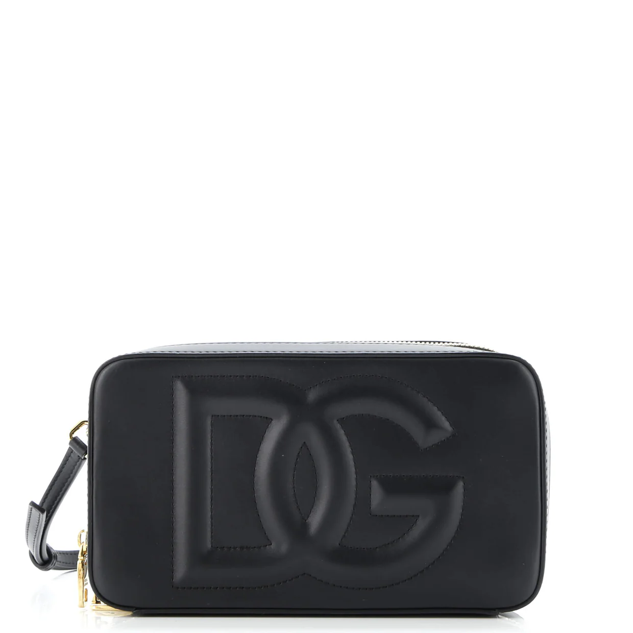 DG Logo Camera Bag Leather Small - Deep Luxury