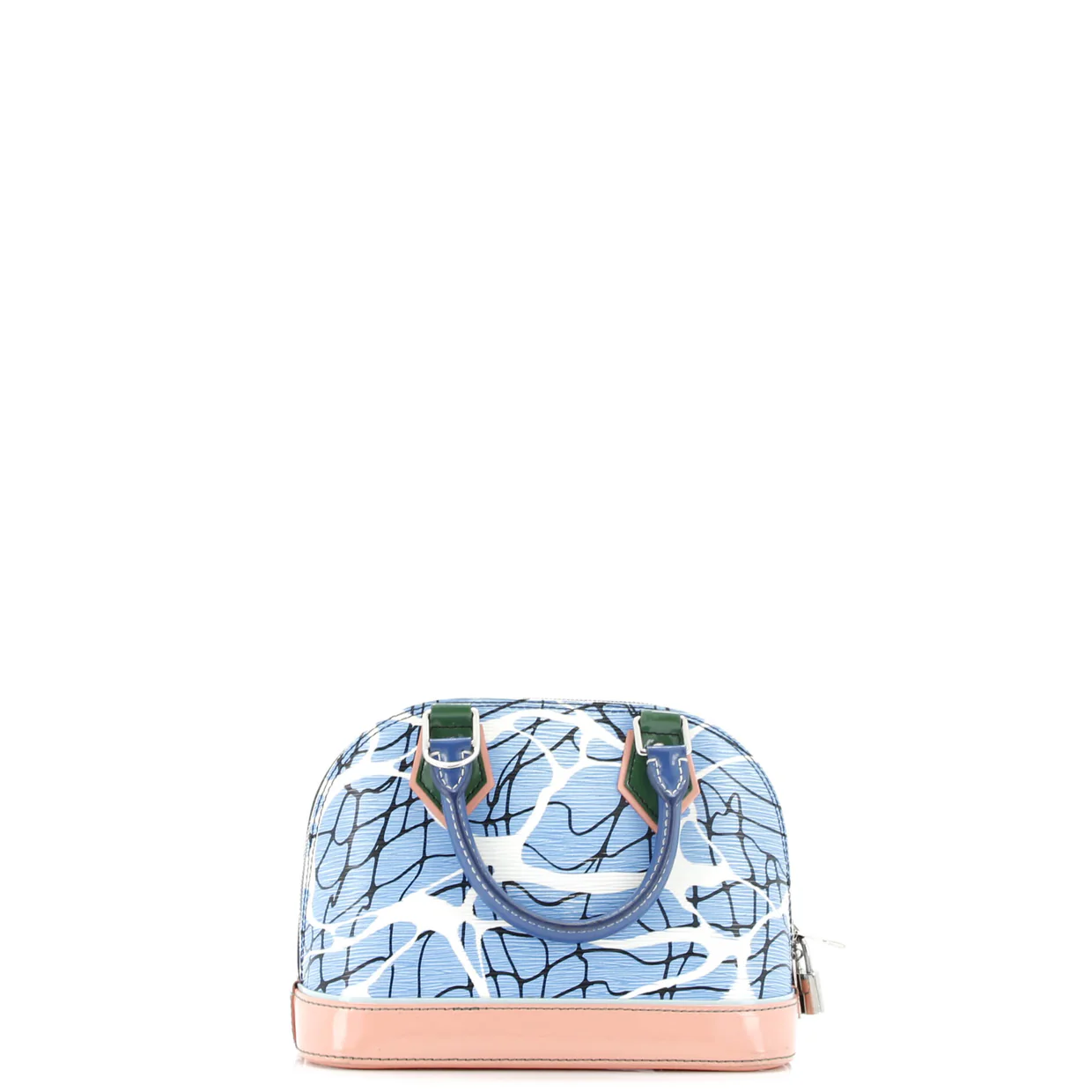 Alma Handbag Limited Edition Print Epi Leather BB - Deep Luxury