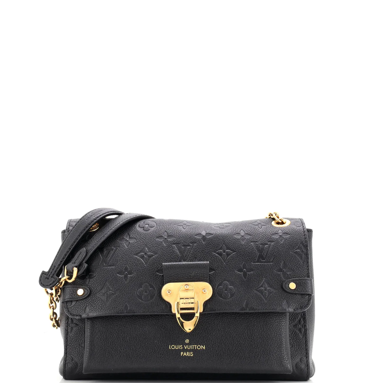Vavin Handbag Monogram Empreinte Leather PM - Deep Luxury