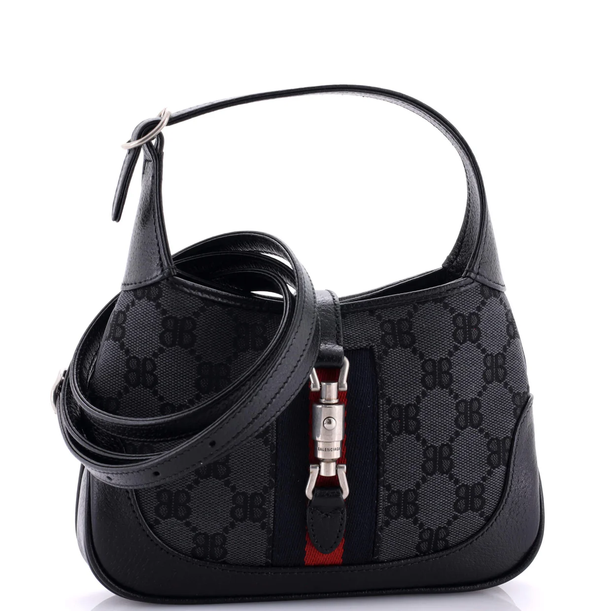 x Gucci The Hacker Project Jackie 1961 Hobo BB Canvas Mini - Deep Luxury